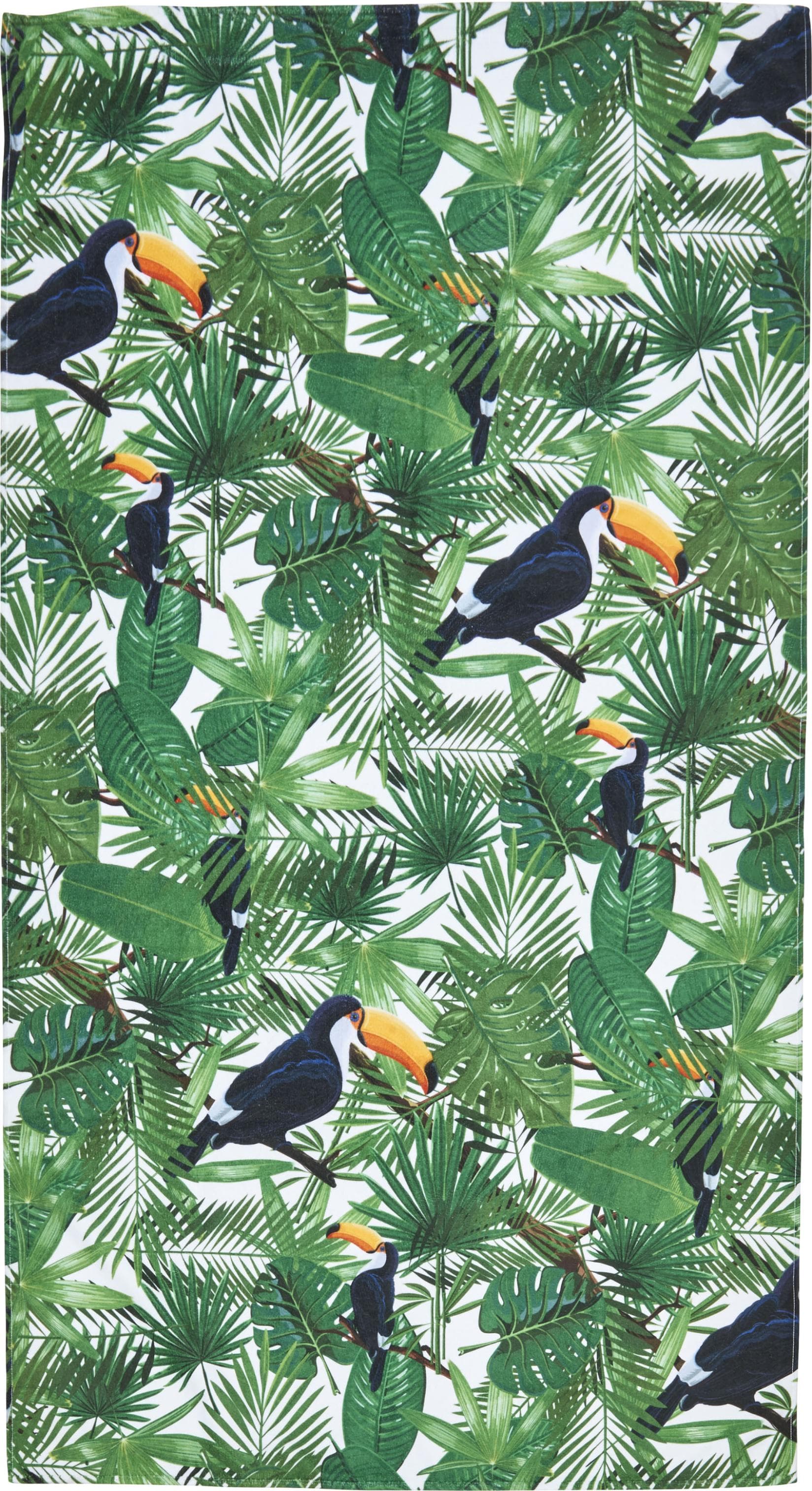 Strandtuch DONE. "Tukan" Bunt 90x180cm Hamam Frottier