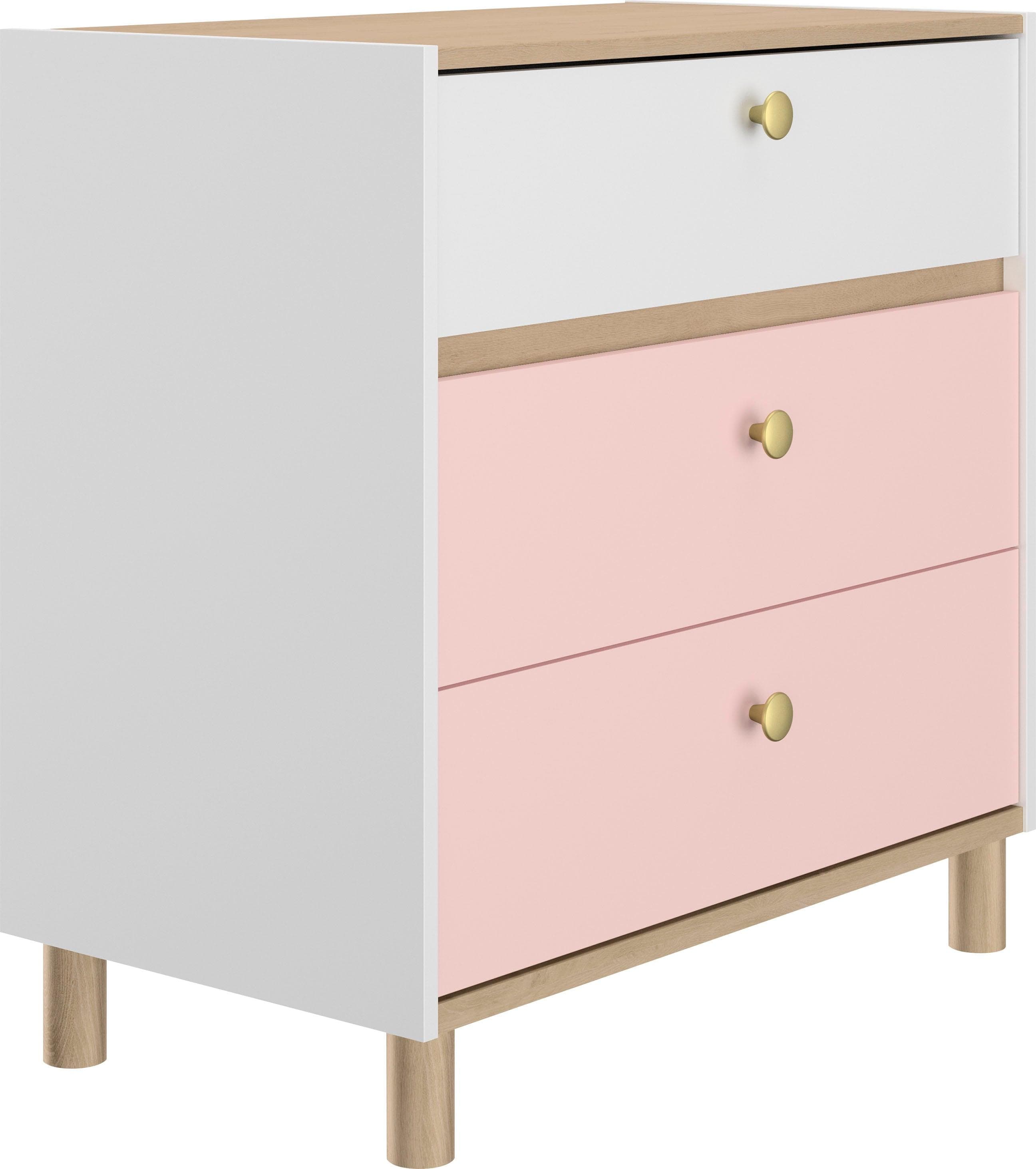 Jugendzimmer-Set GAMI Romy Rosa Holzwerkstoff