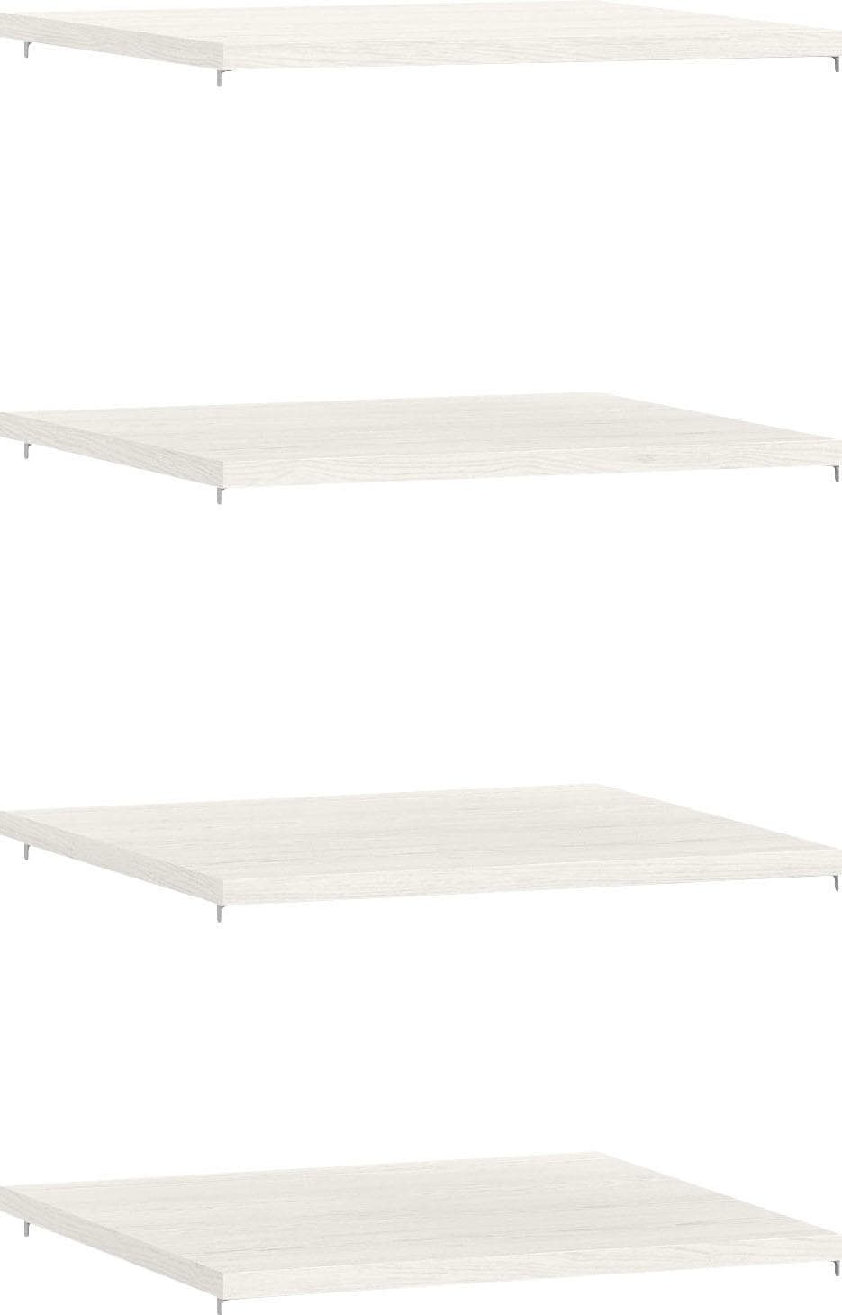 Set One by Musterring Einlegeboden 4er-Set Modern Grau/Weiß