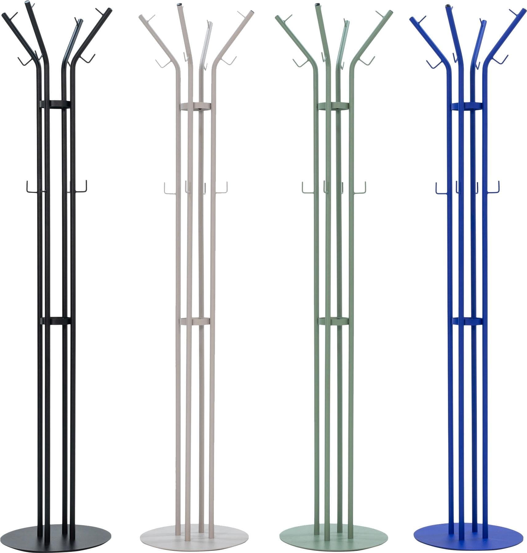 SPINDER DESIGN CHARLY Garderobenständer Blau Pulverbeschichtet