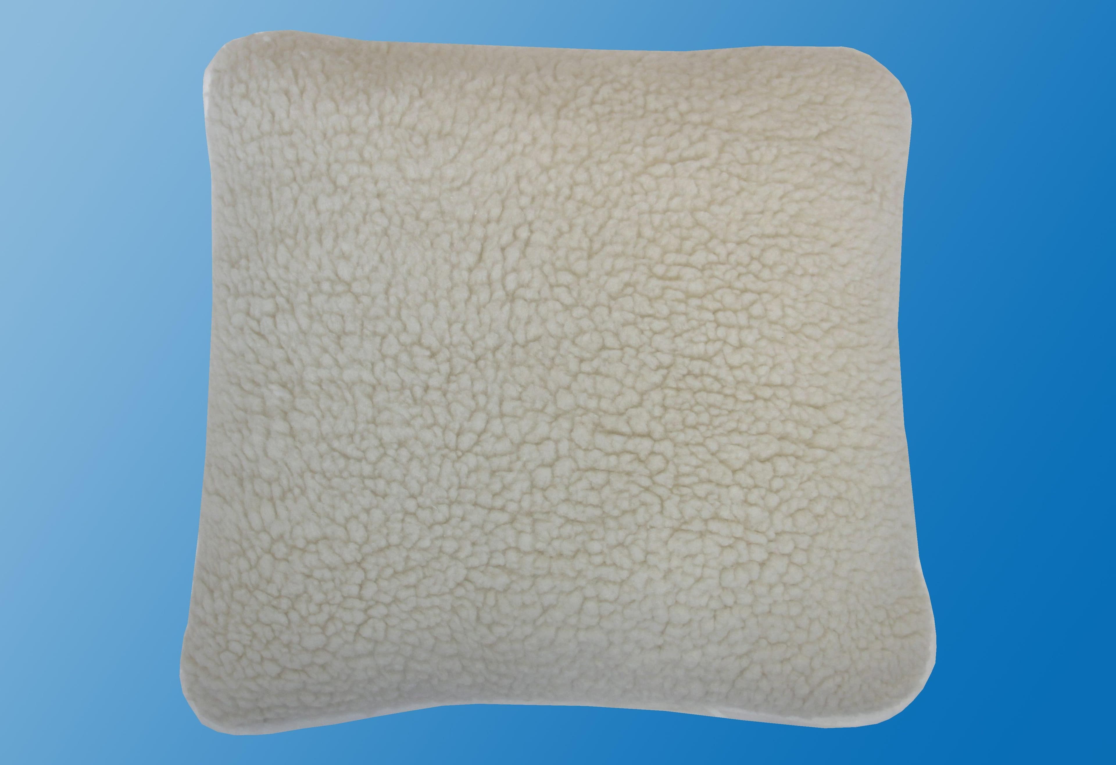 DREAMS Kunstfaserkopfkissen Kuschelflor Doubleface Weiß