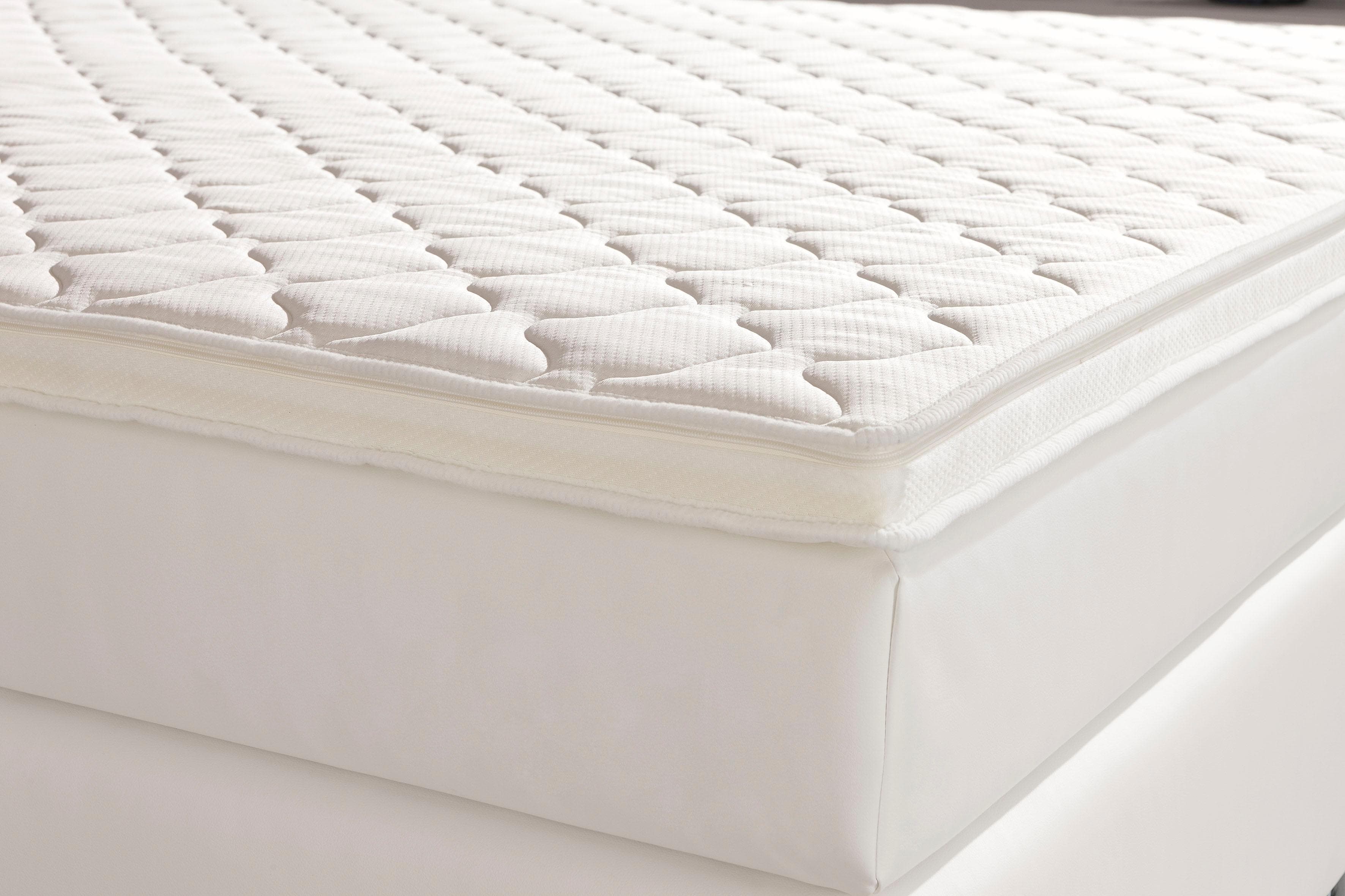 Topper Florida Weiß 100x200cm Viscoelastik Set One by Musterring