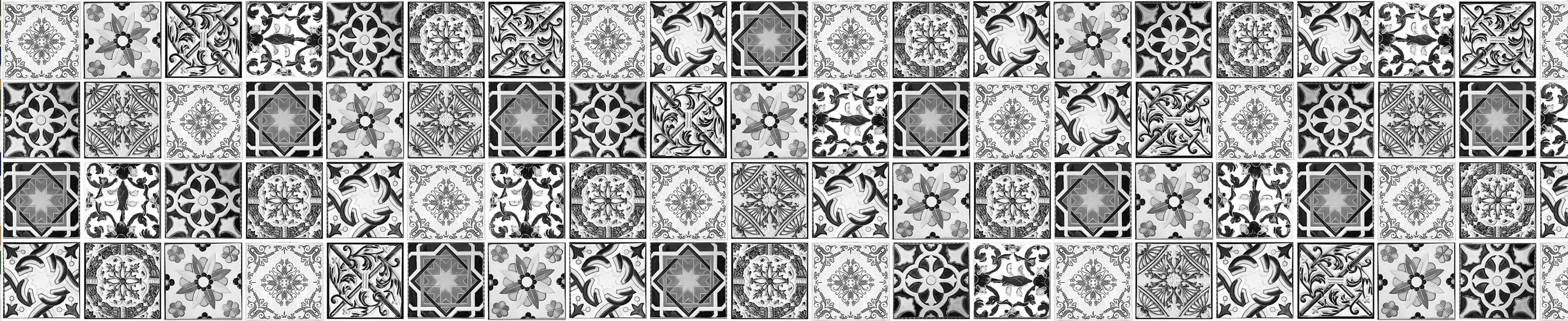 Küchenrückwand EXPRESS KÜCHEN Retro 1 Grau Mosaik