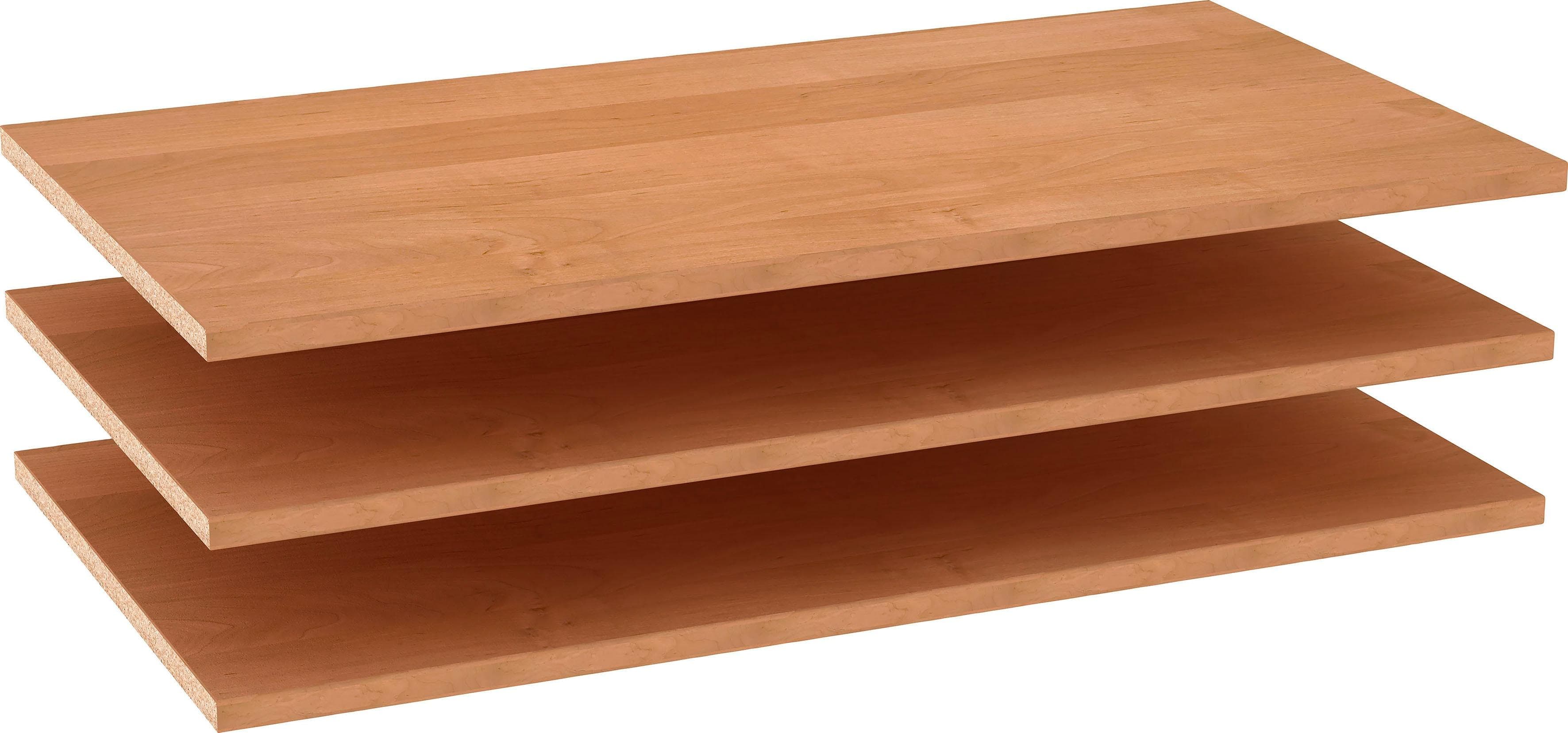 Wiemann Einlegeboden Set 3-tlg. Braun/Beige Holzwerkstoff