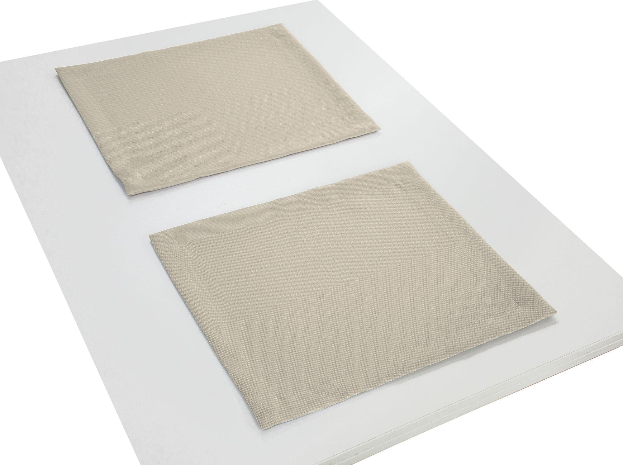 Platzset ADAM Uni Collection Beige 100% Bio-Baumwolle 2er-Set