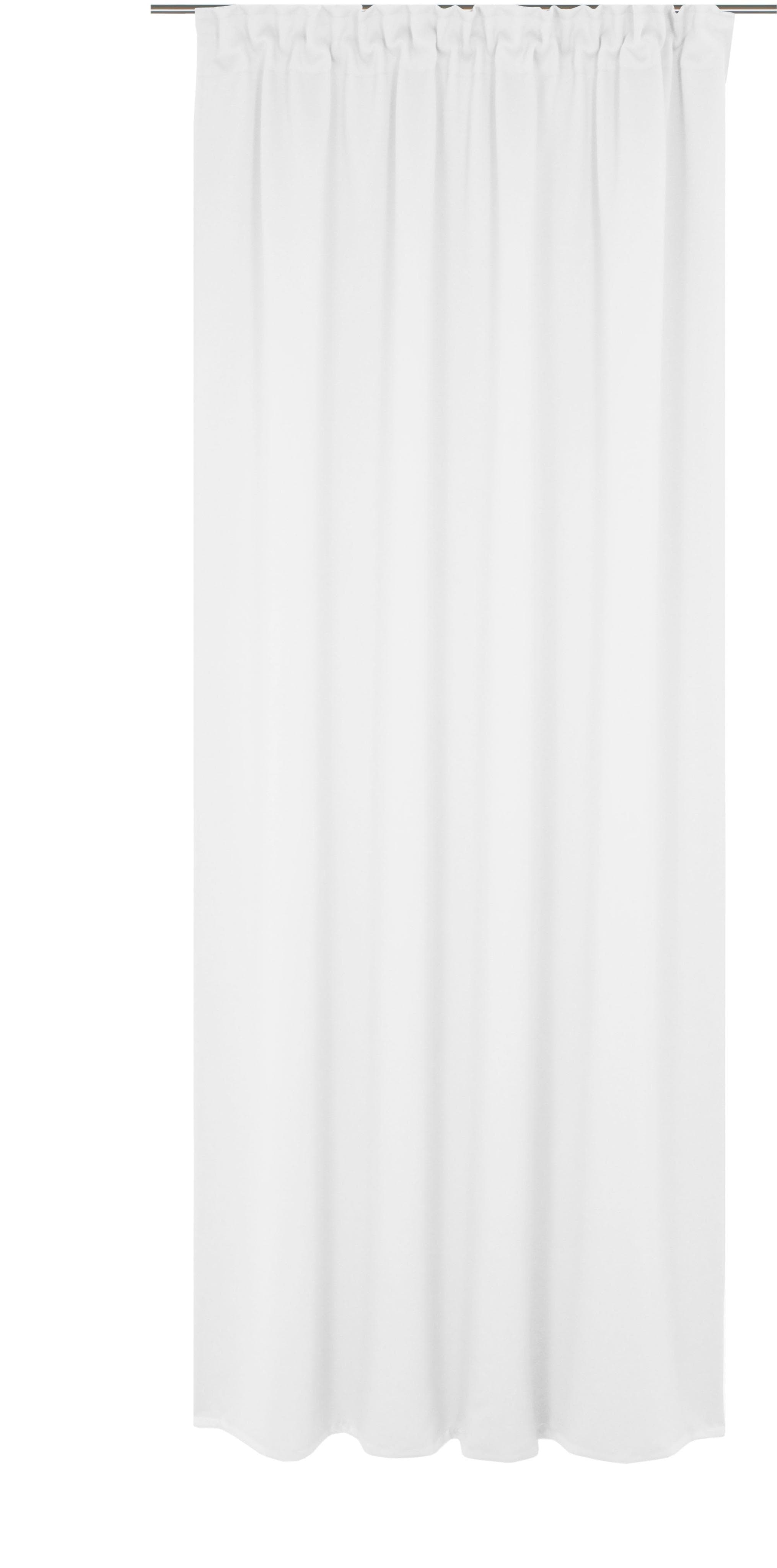 WIRTH Vorhang Newbury Weiß Gardine nach Maß 130x375 cm