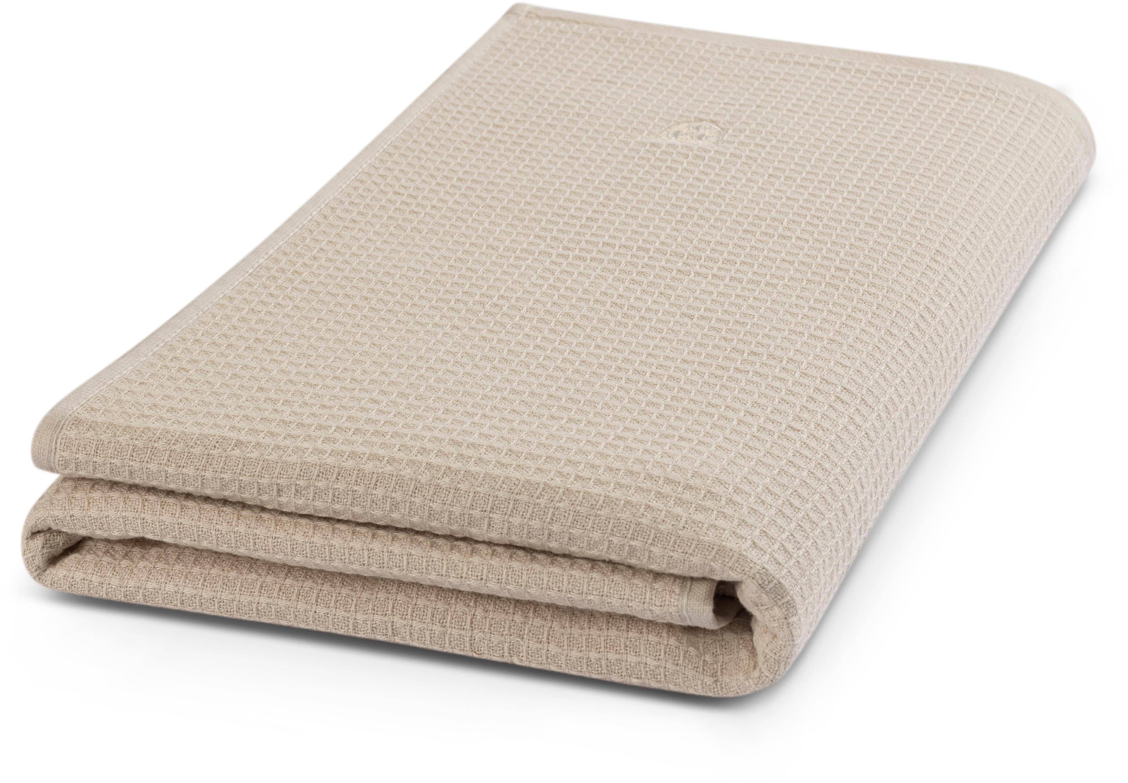 ROSS Waffelpique Duschtuch 100% Baumwolle Beige 70x140cm