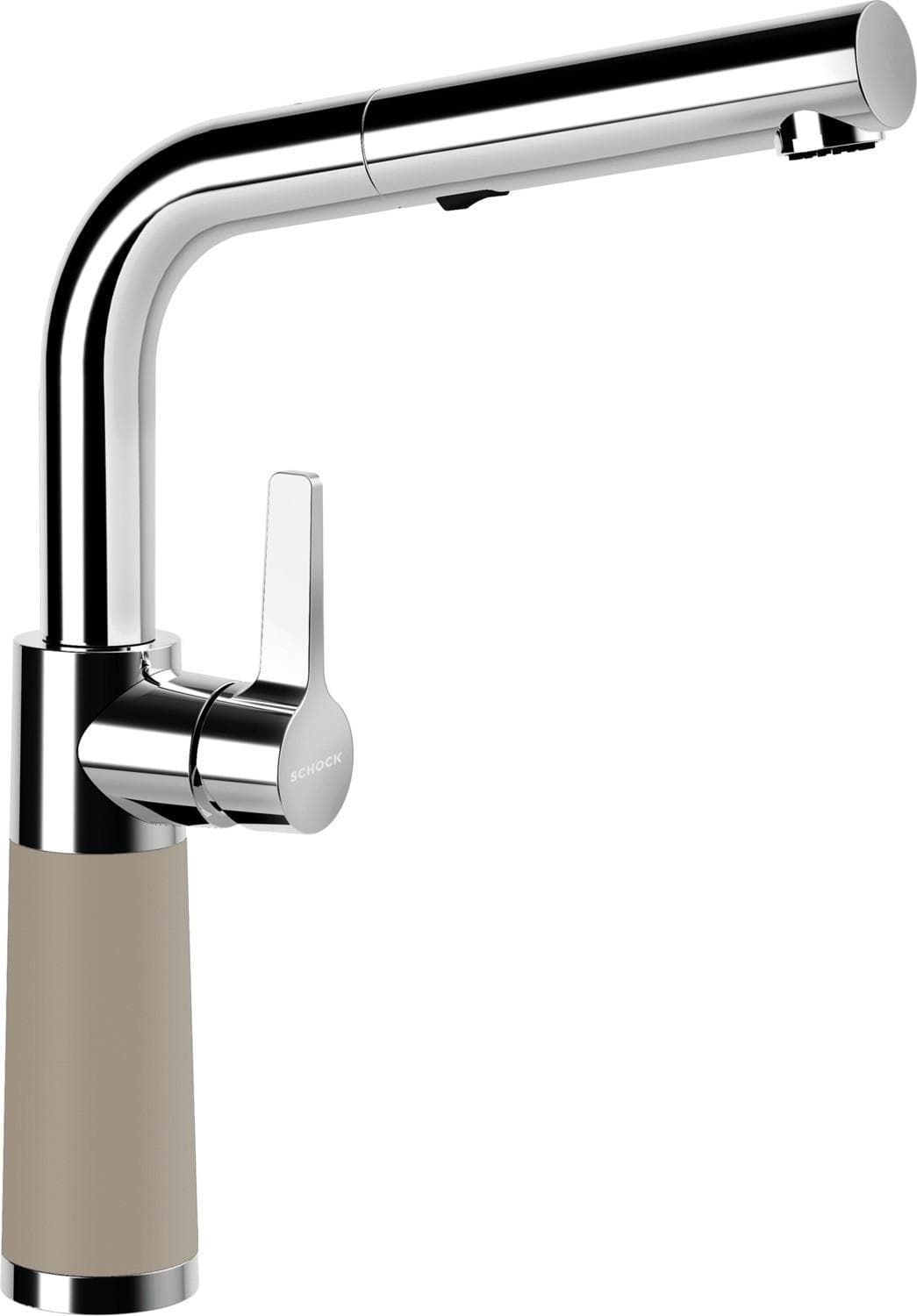 Küchenarmatur SCHOCK SC540 Braun Messing Ausziehbar