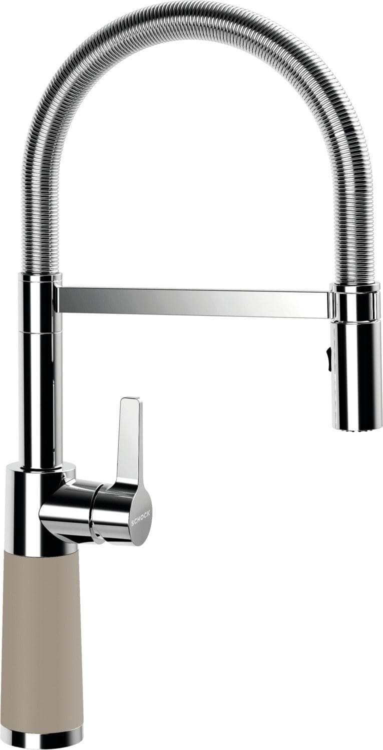 Küchenarmatur SCHOCK SC550 Braun Messing Festauslauf