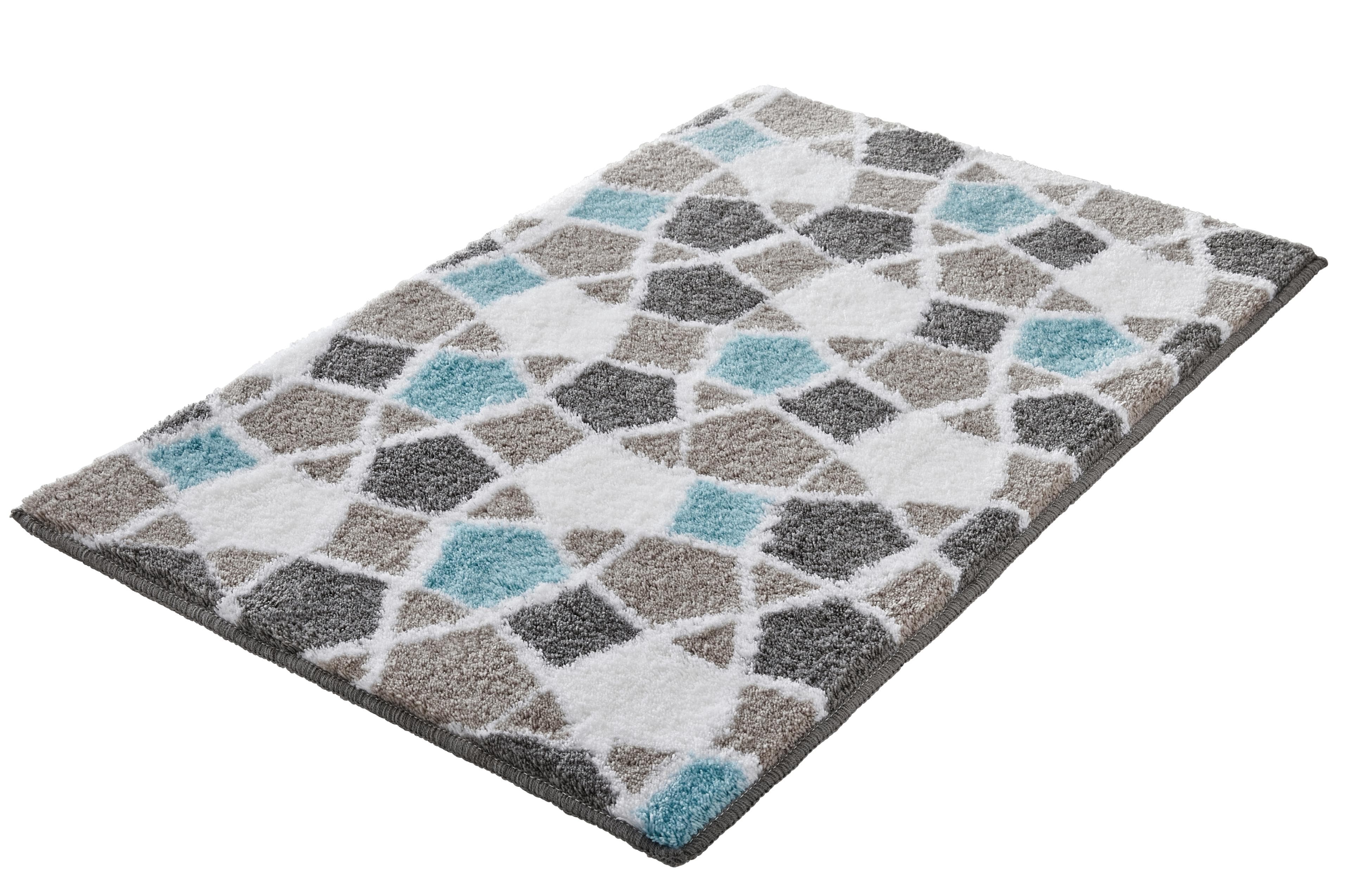 Kleine Wolke Badematte Sintra Grün Opal Modernes Mosaikdesign