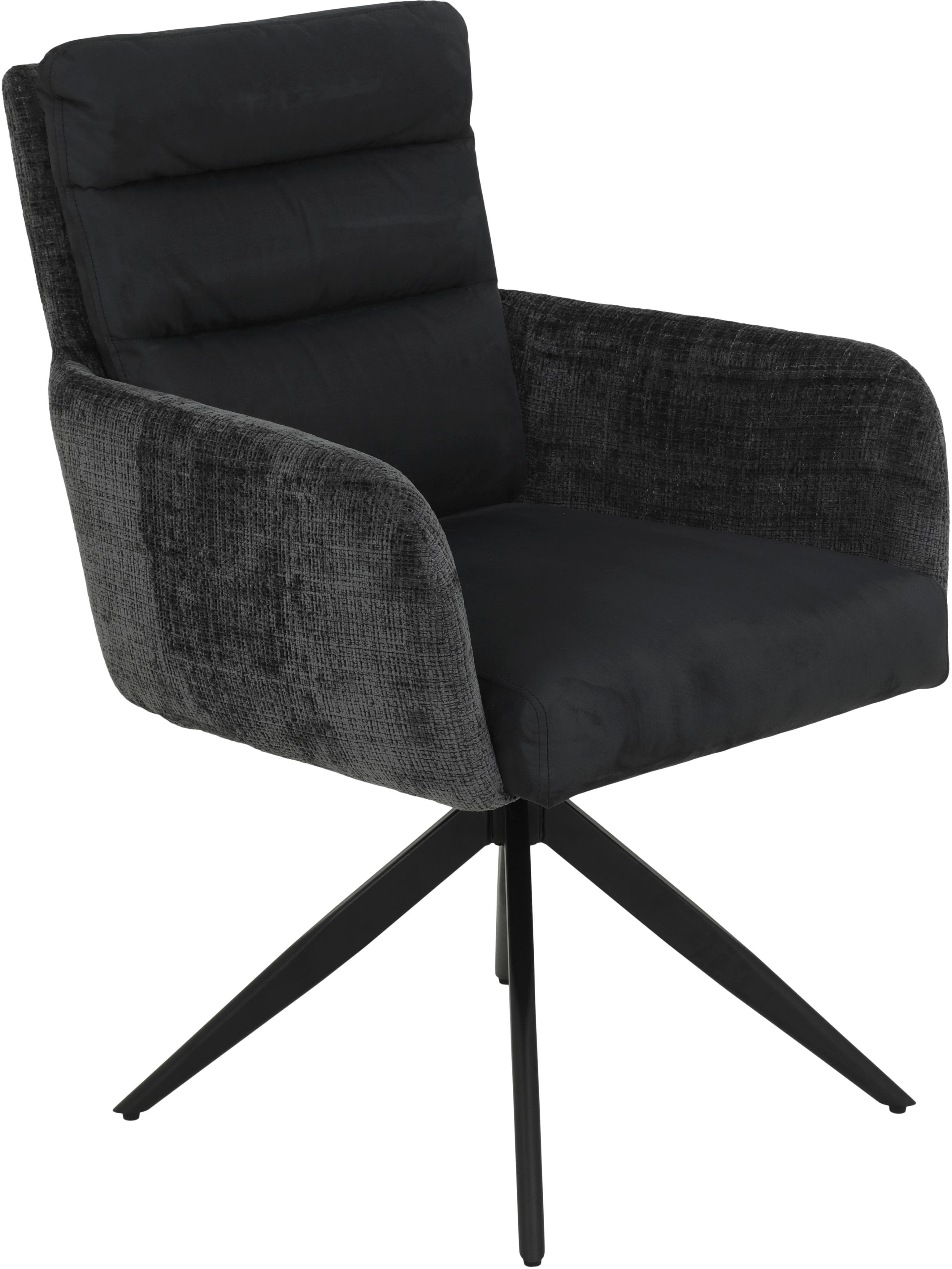 Drehbare Armlehnstühle mit Auto-Return und Federkern (Set 2)