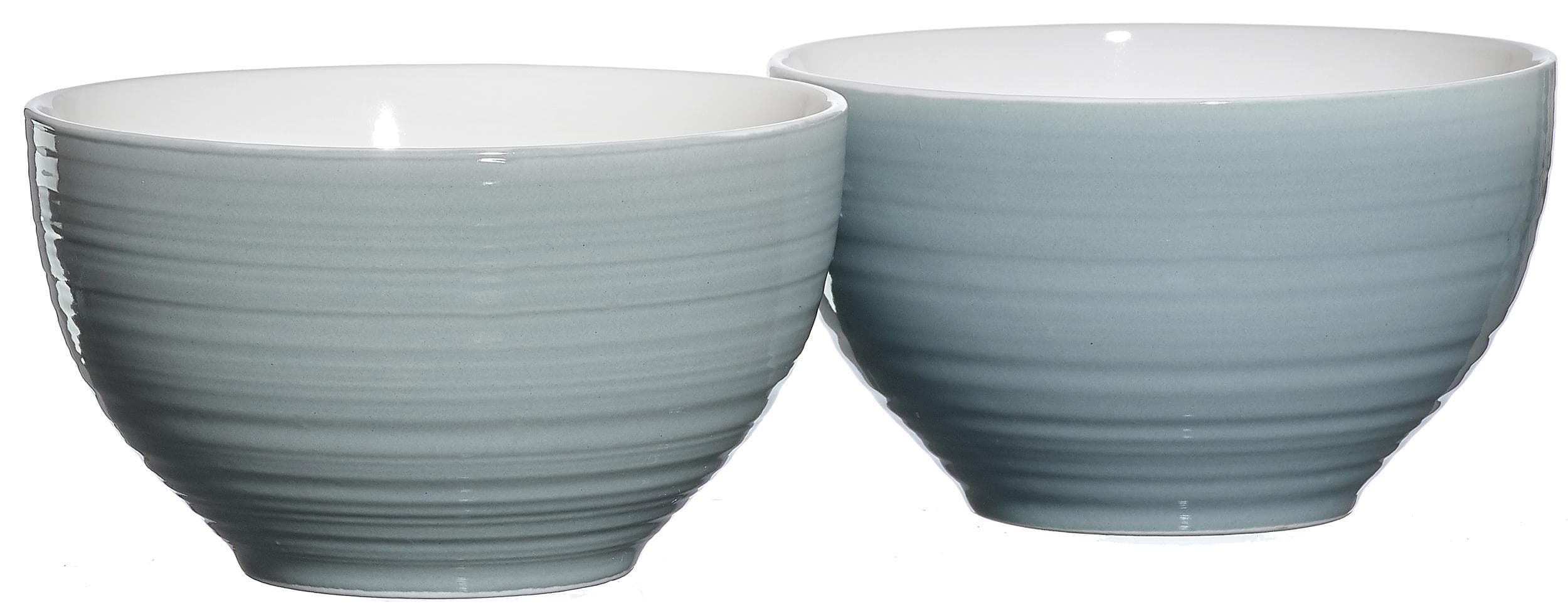 Ritzenhoff & Breker Müslischale Suomi Graublau Porzellan 2-teilig