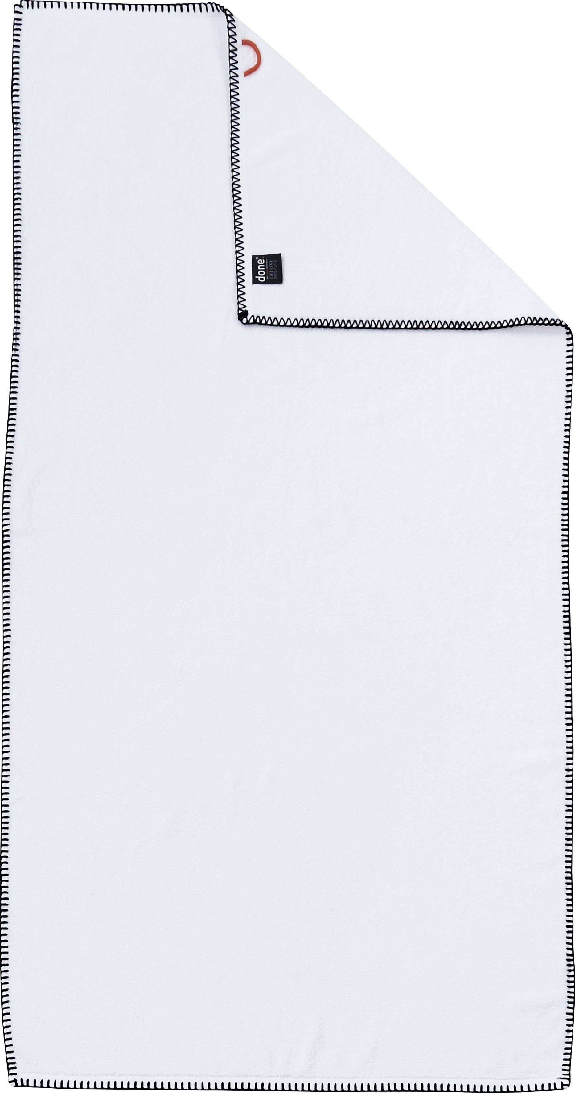 Duschtuch Deluxe Prime: Luxuriöses Zwirnfrottee mit Ziernaht