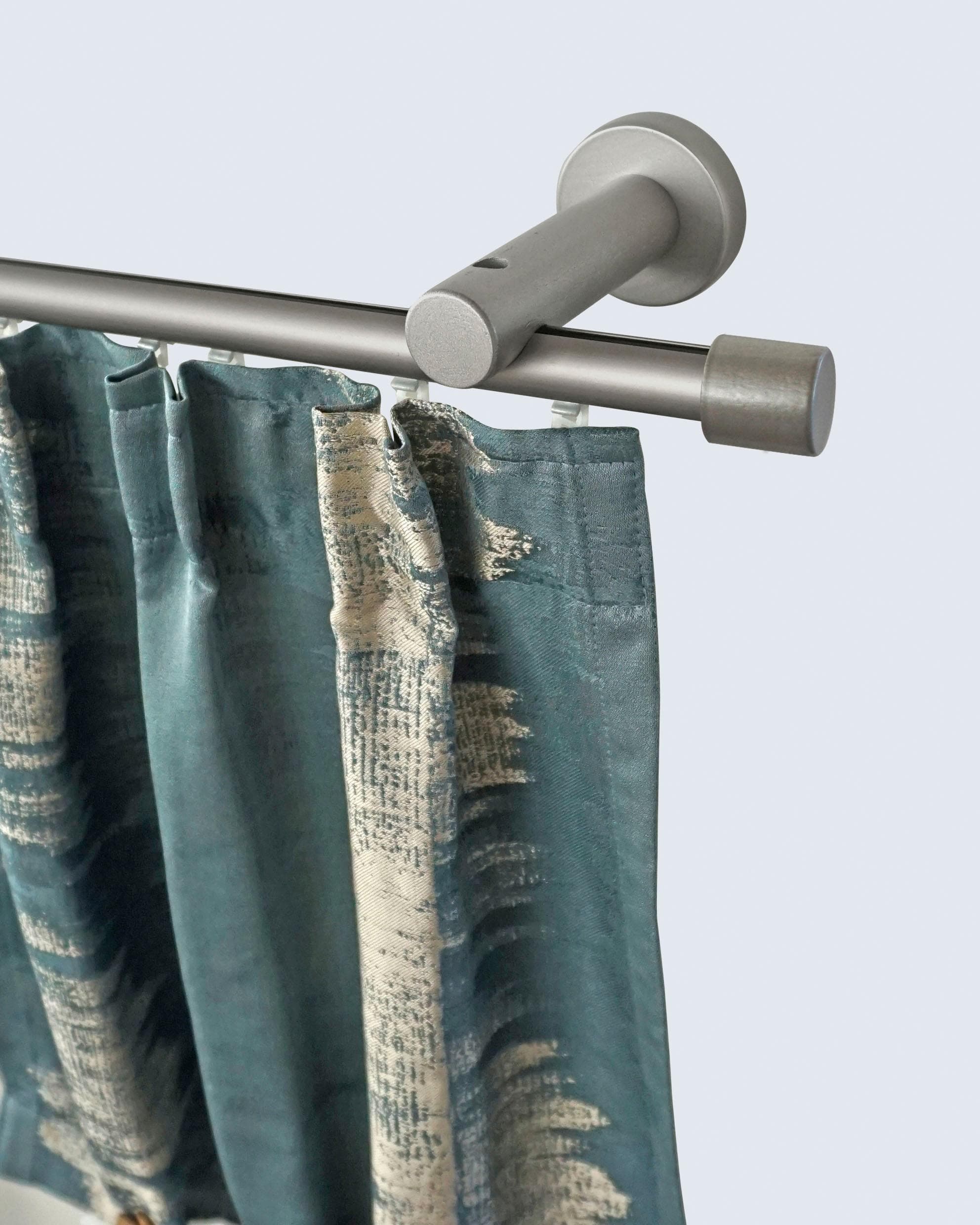 GARESA KEA Gardinenstange Silber Mattchrom 390cm