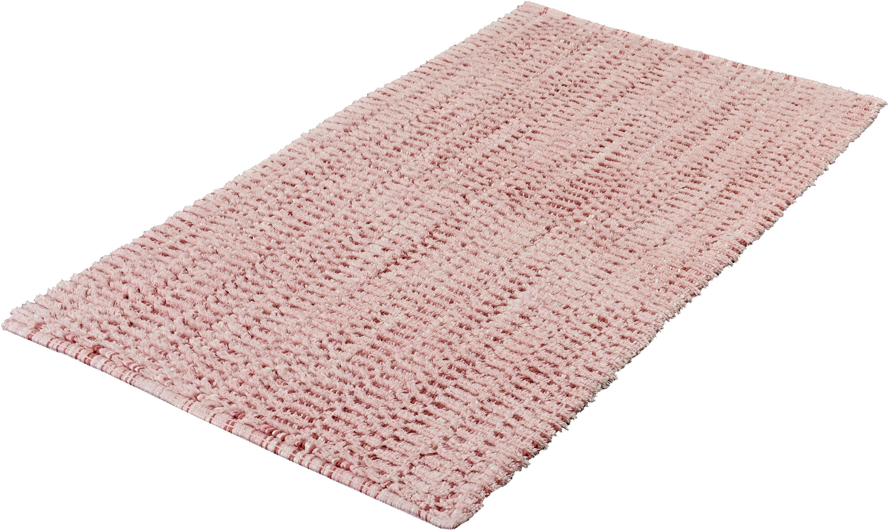Kleine Wolke Badematte Sway Rosa Baumwolle 60x100 cm