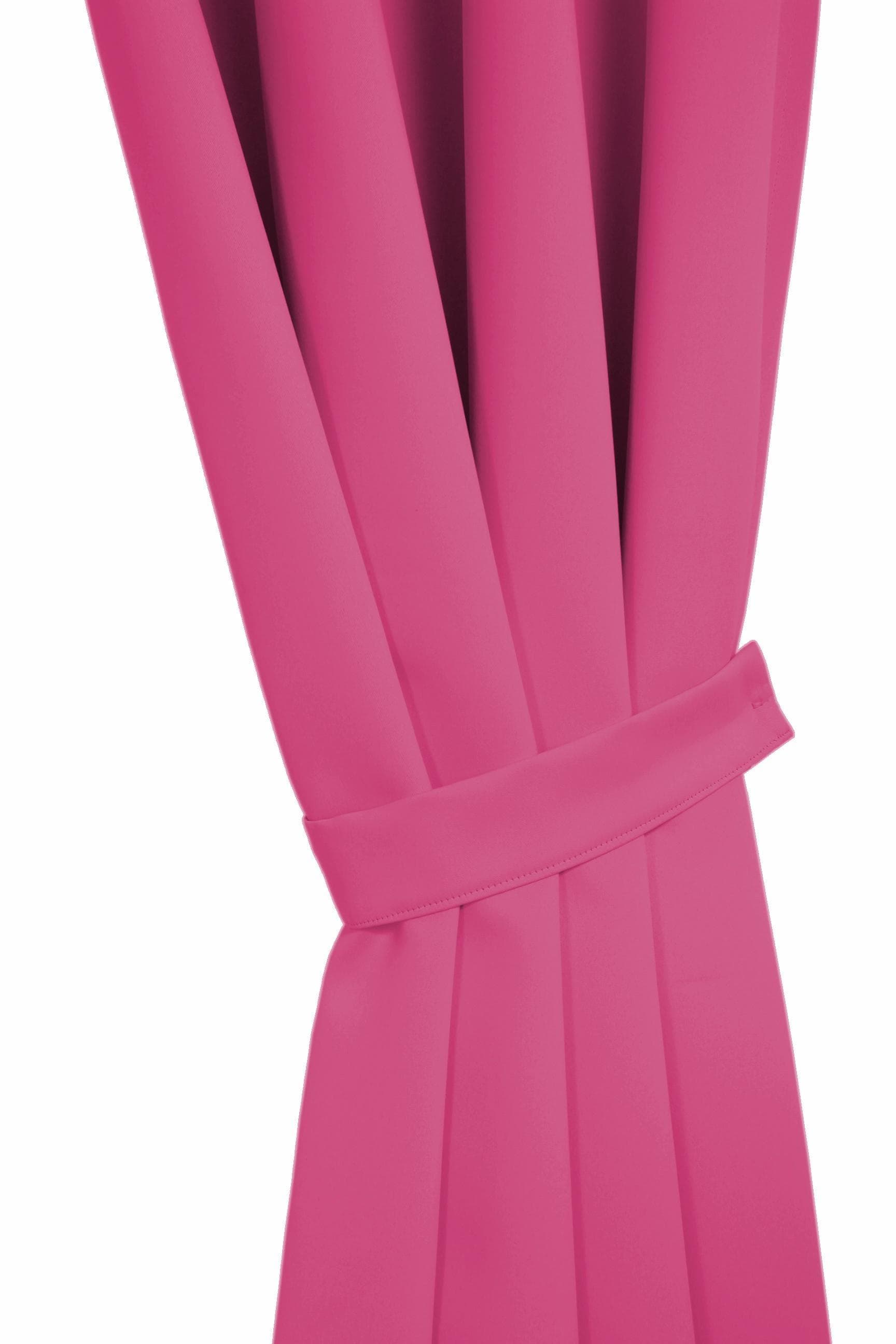 WIRTH Raffhalter DIM OUT Gr. 1 Pink Polyester 2er Set