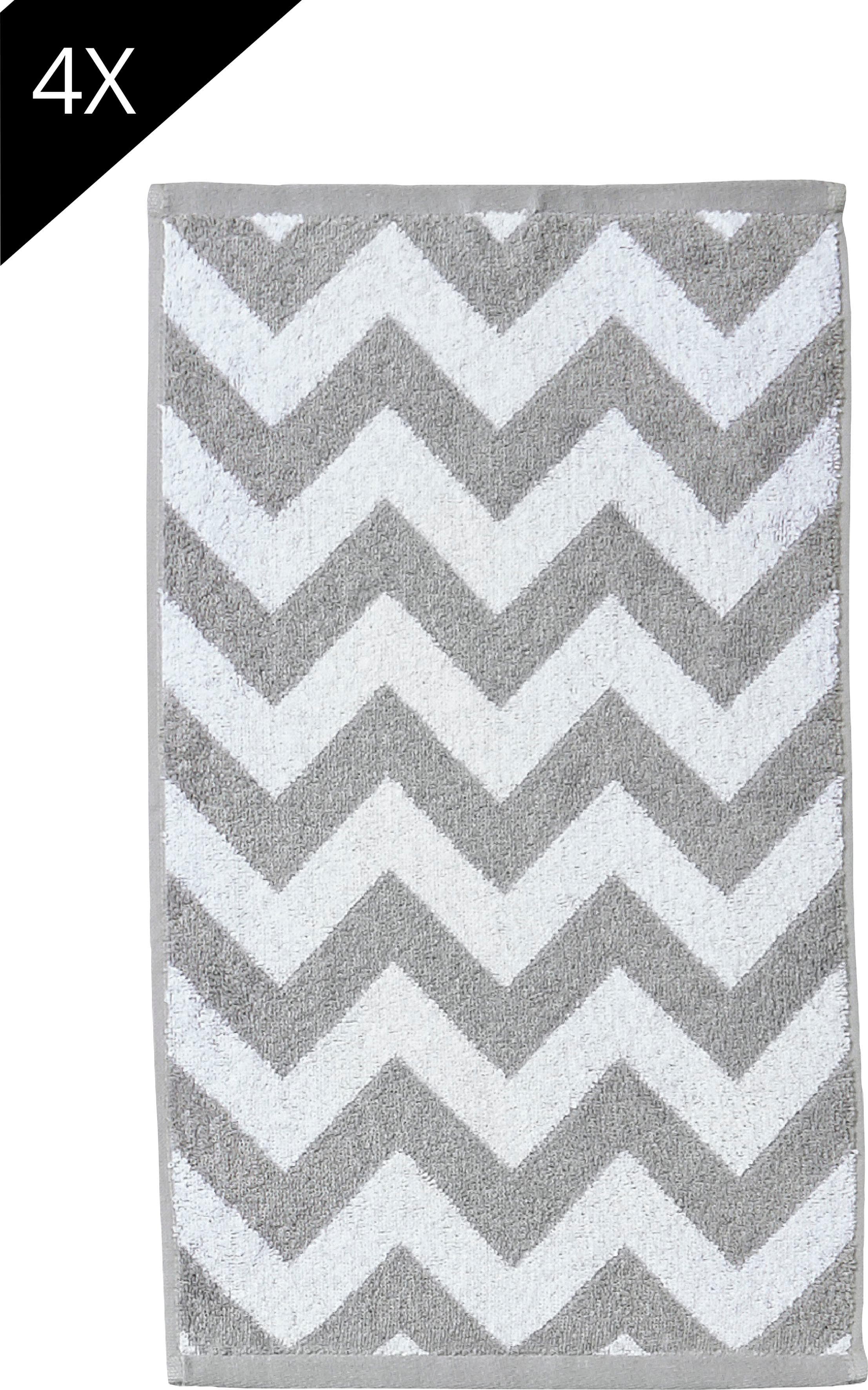 Modernes Handtuch-Set in Orange