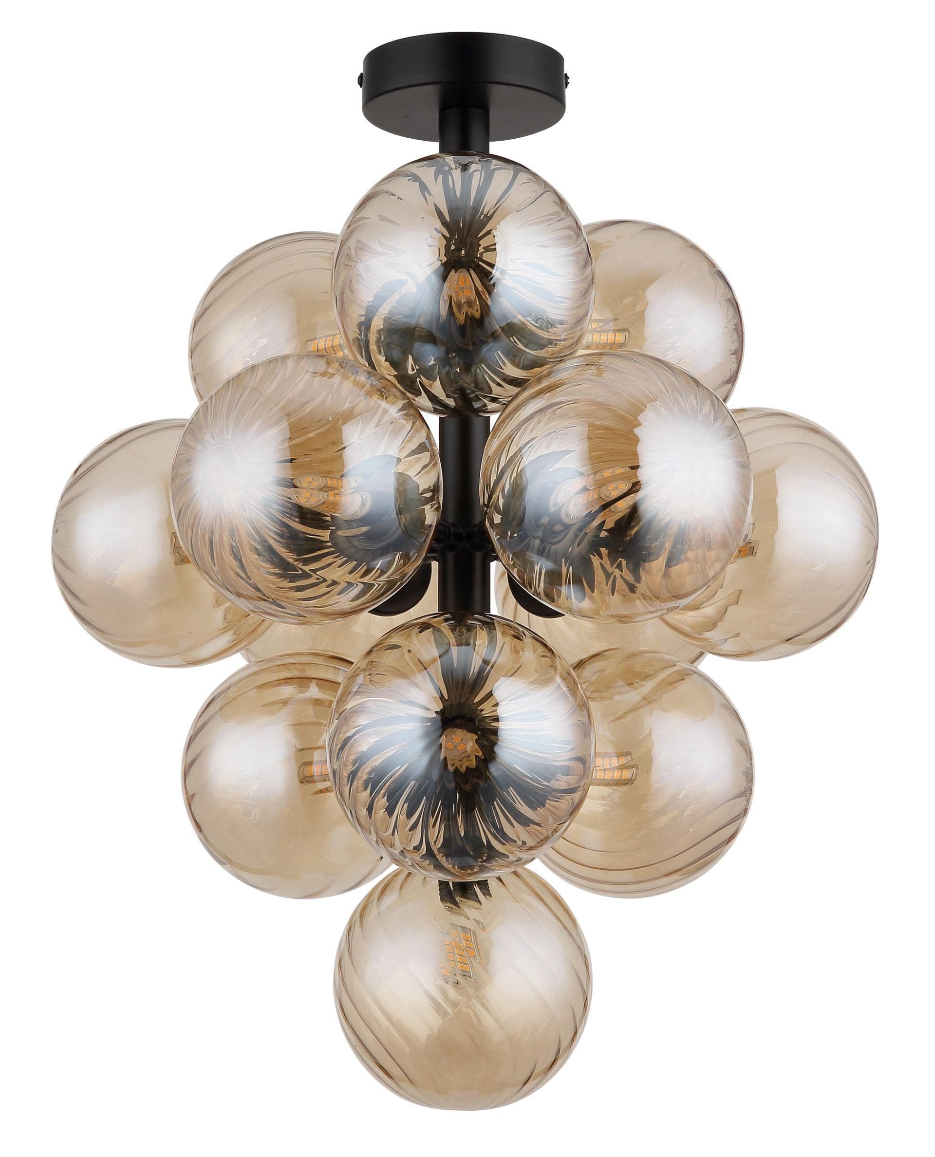 GLOBO LIGHTING Kugelleuchte Schwarz Deckenlampe Wohnzimmer