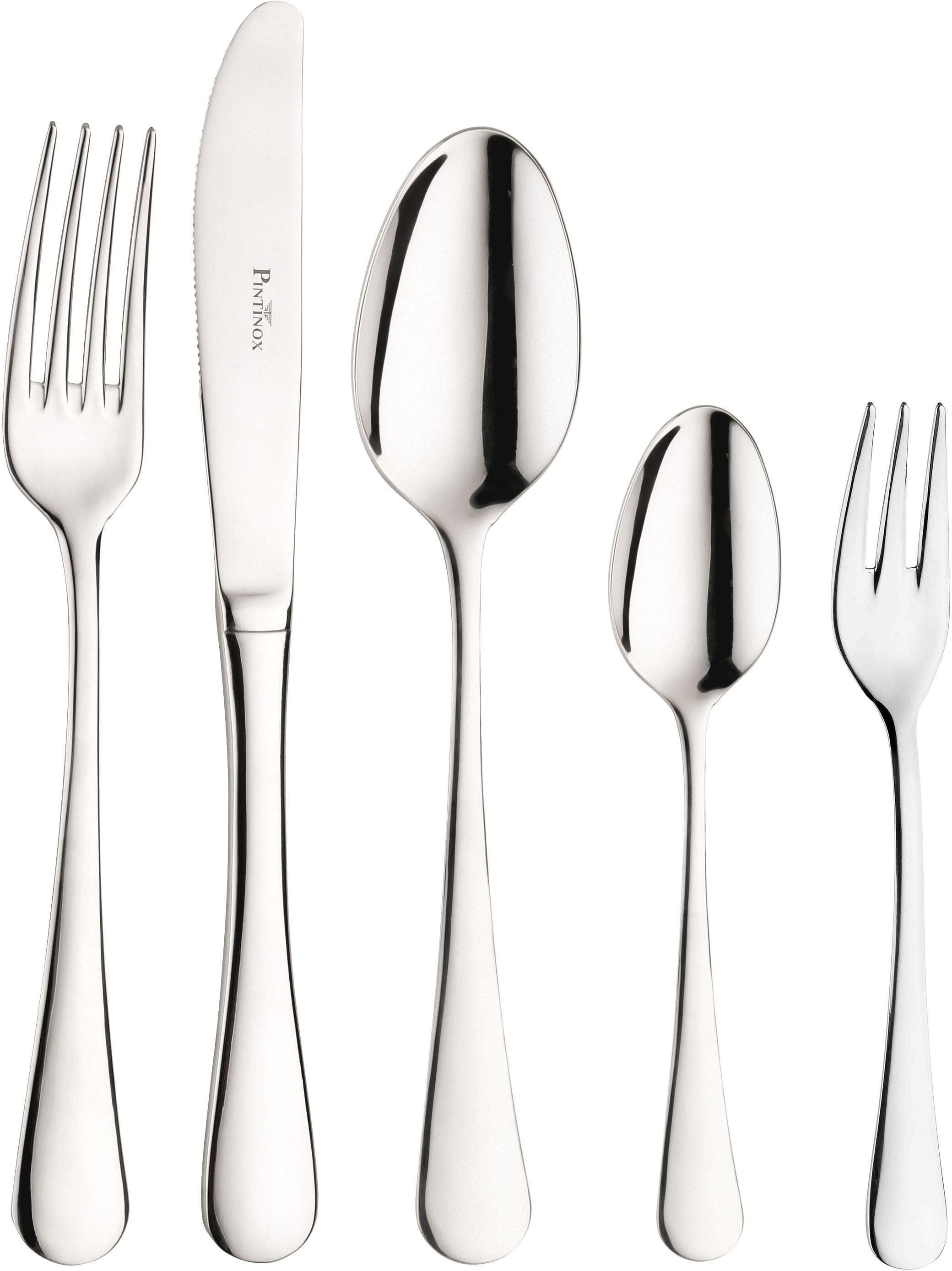Besteck-Set PINTINOX "Stresa" Silber Edelstahl 18/10 30 Stk.