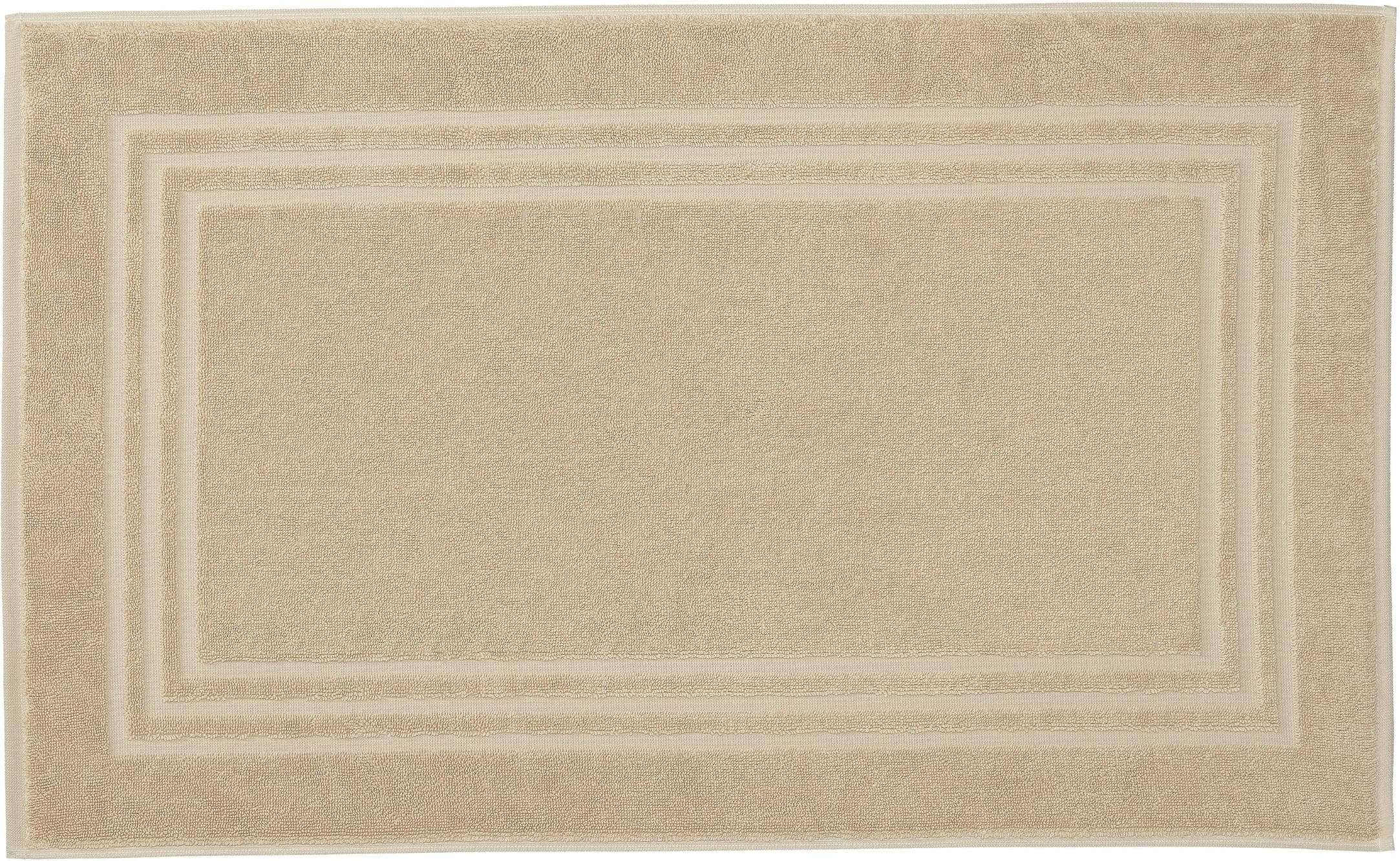Kleine Wolke Badematte Lodge Beige Frottier Uni