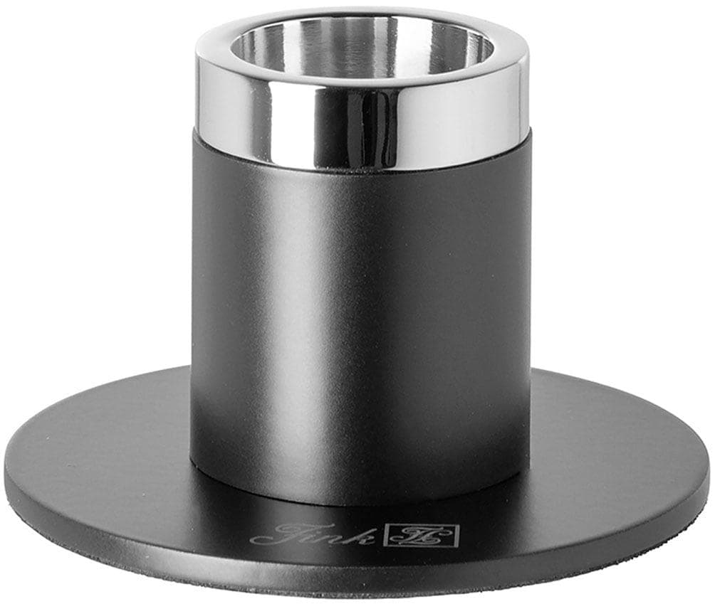 FINK Kerzenständer ENNO Schwarz Metall Stabkerzenhalter
