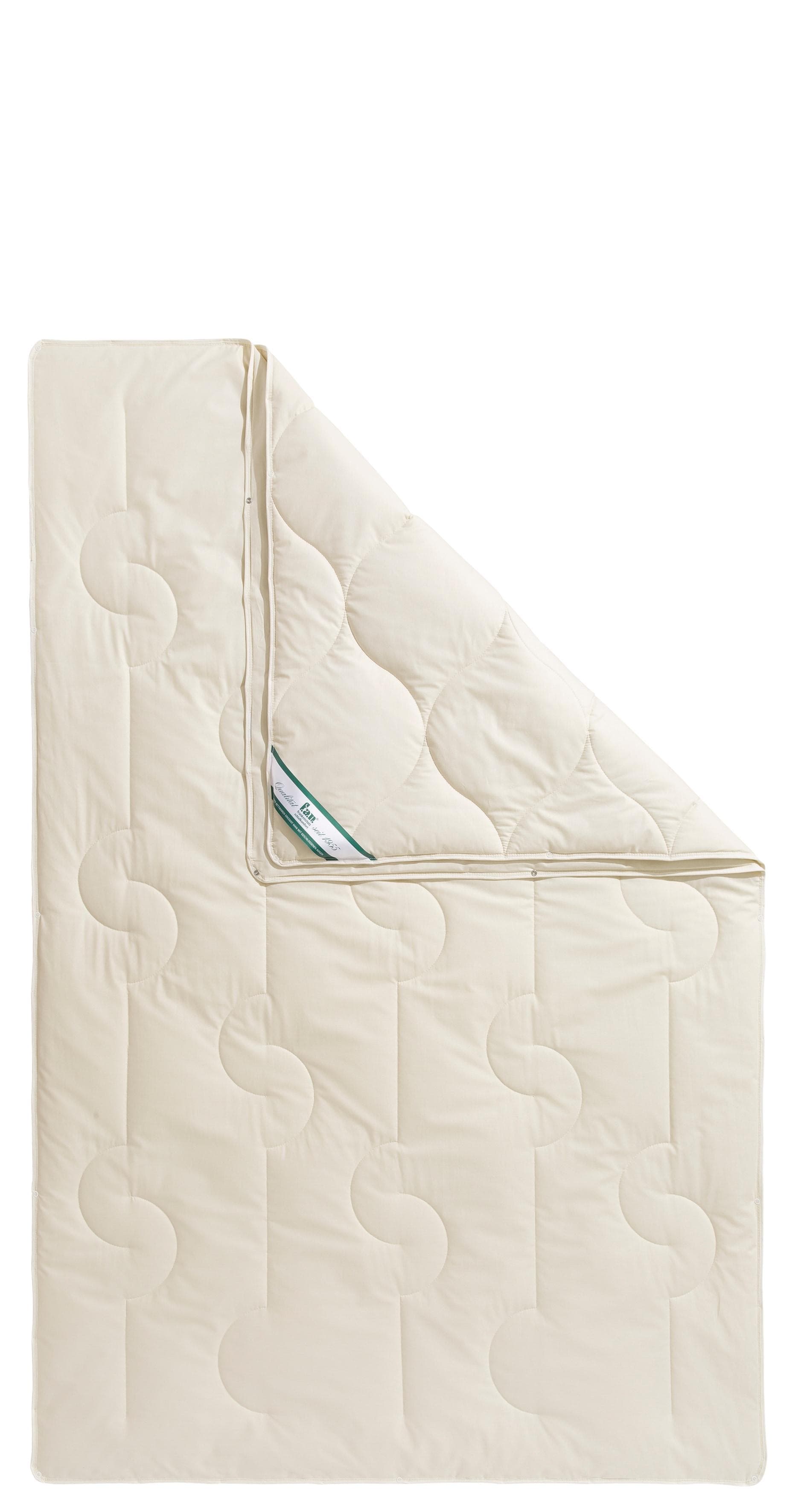 f.a.n. Frankenstolz Wolle Bettdecke Anti-Milben Baumwollbezug