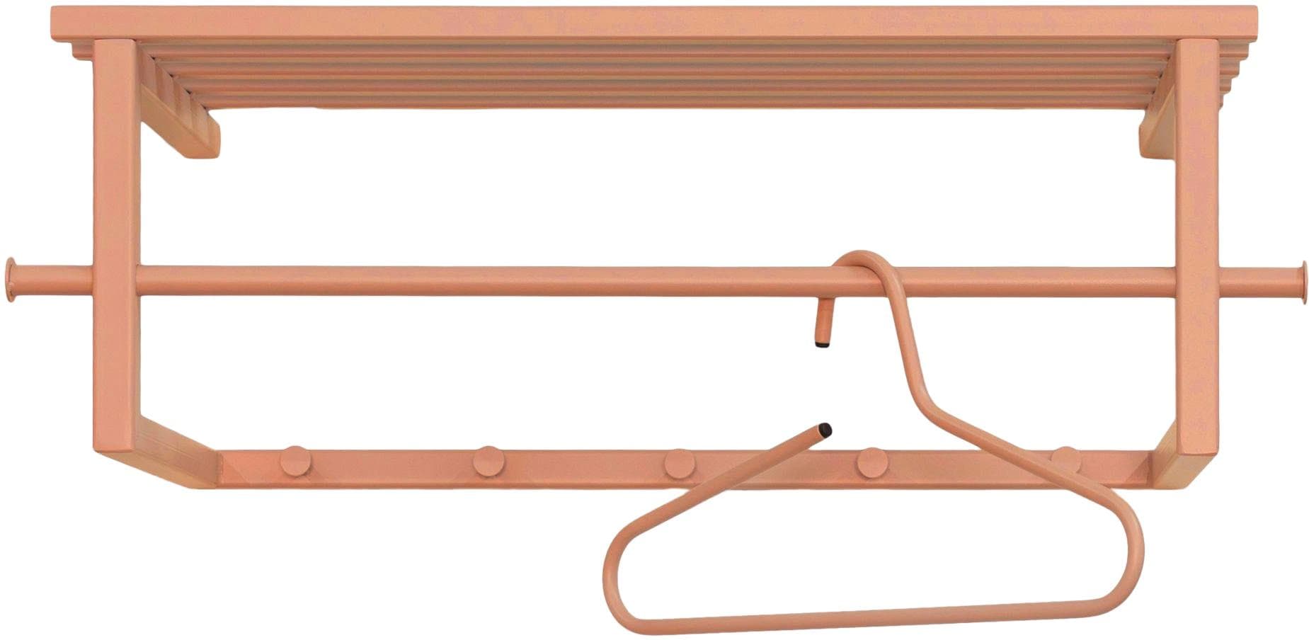 SPINDER DESIGN Garderobenleiste Rosa Metall Wandhalterung