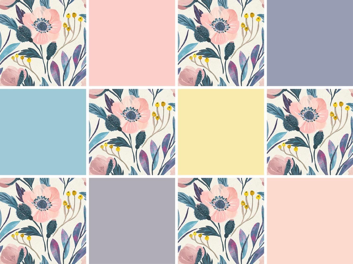 Fliesenaufkleber Pflanze Dekorfolie