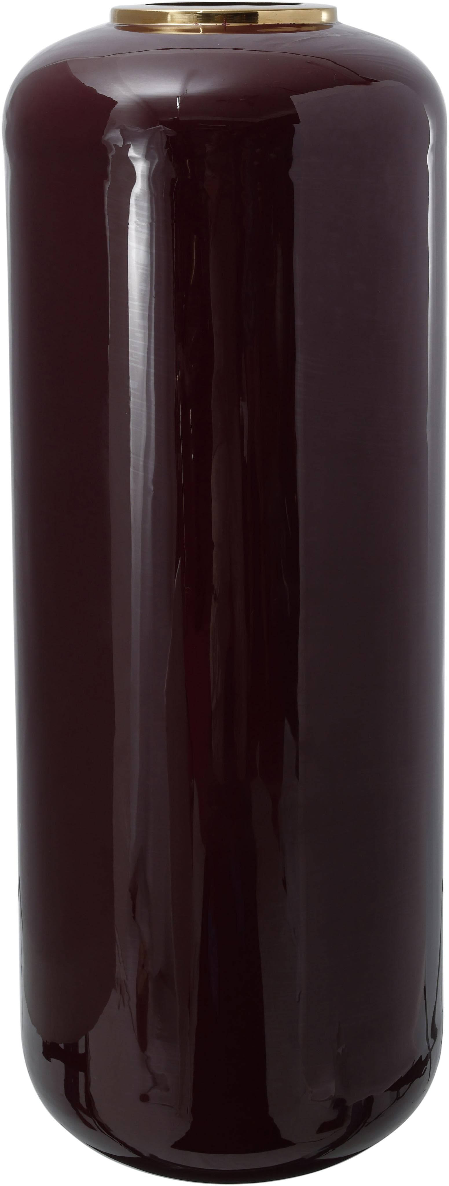 Kayoom Art Deco Metallvase - Handgefertigte Bodenvase für stilvolle Dekoration