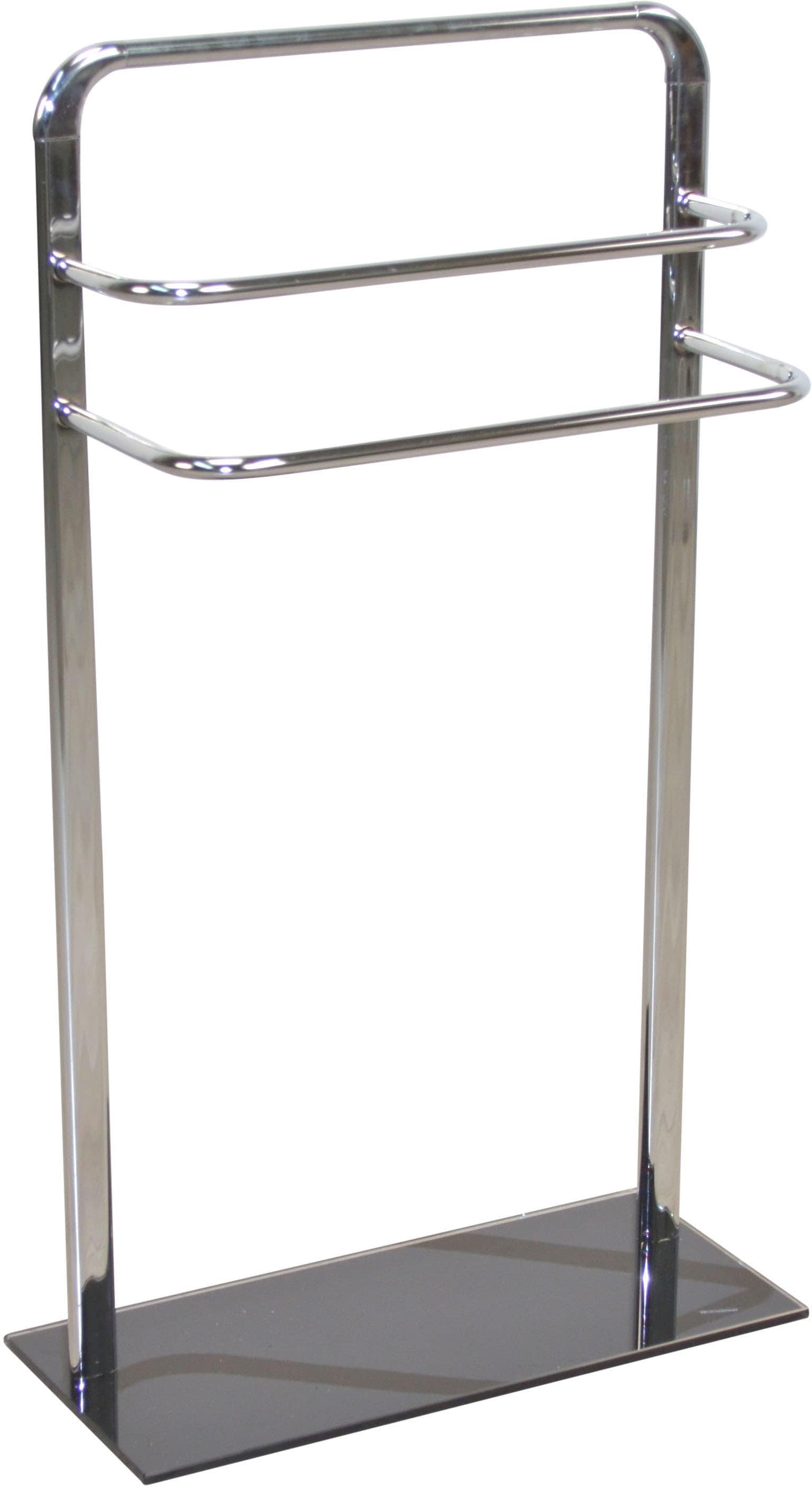 HOFMANN LIVING AND MORE Verchromter Standhandtuchhalter: Modernes Badzubehör