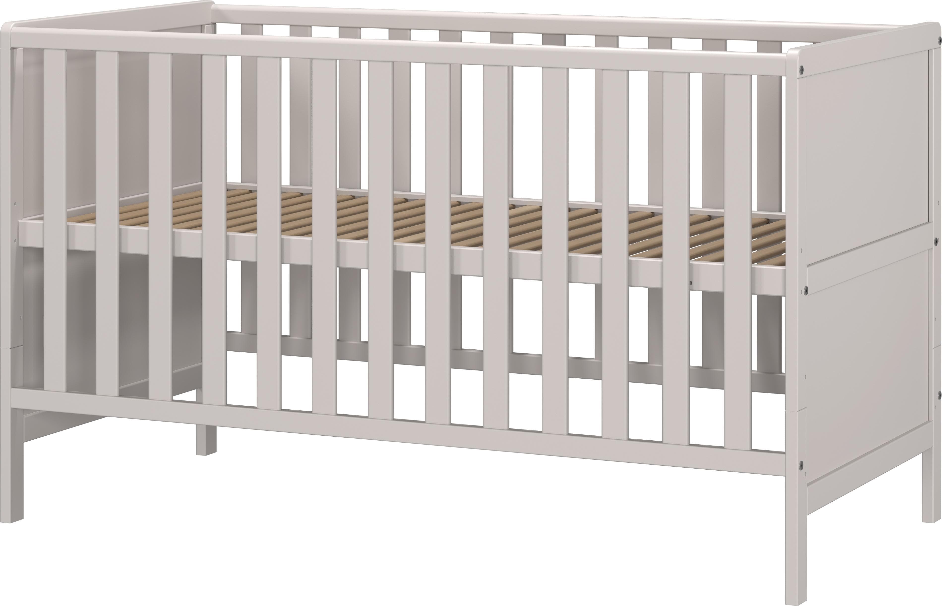 Germania Babybett GW-Alkmaar Braun Massivholz mitwachsend