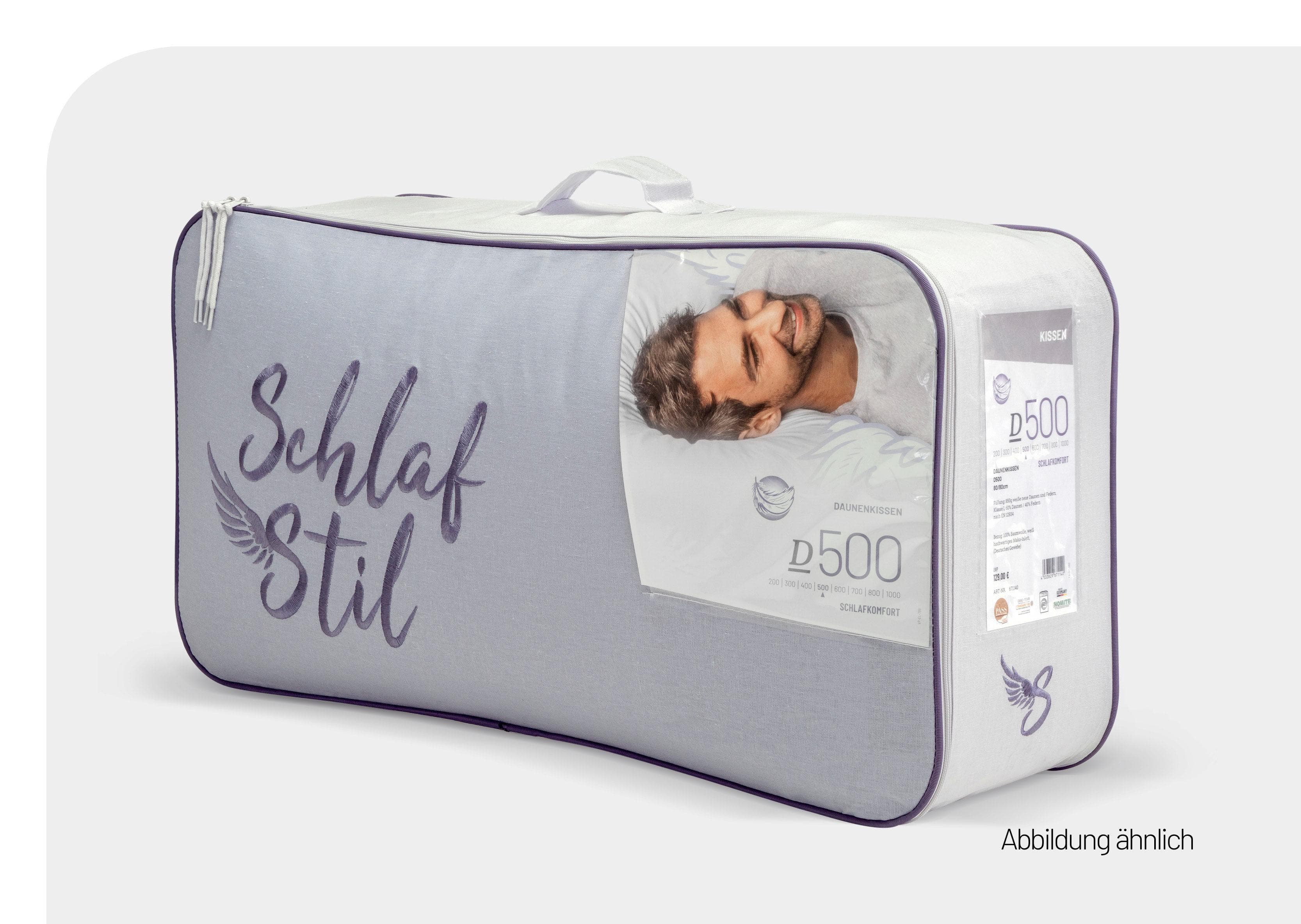Naturhaarbettdecke SCHLAFSTIL N500 Kamelhaar 100% Baumwolle