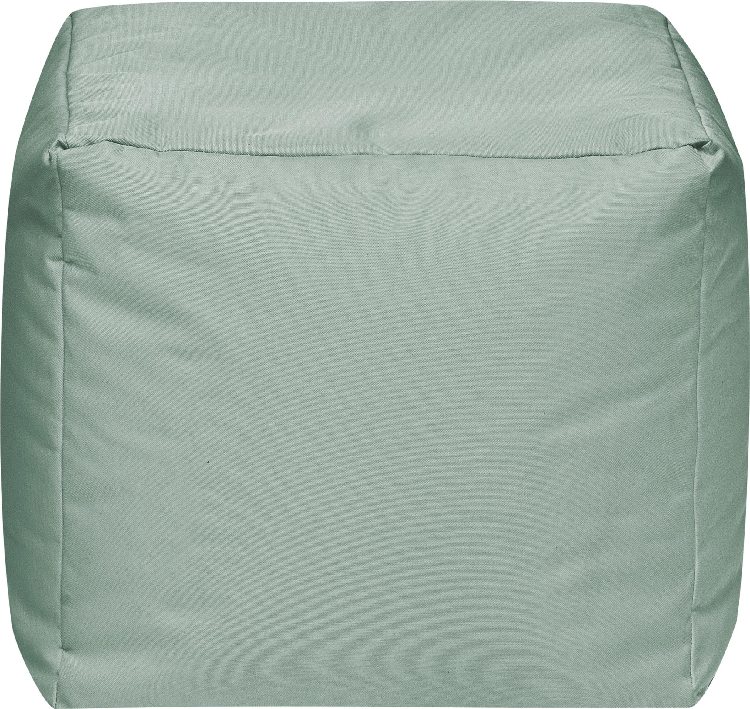 MAGMA HEIMTEX Cube SCUBA Sitzsack Braun 40x40cm