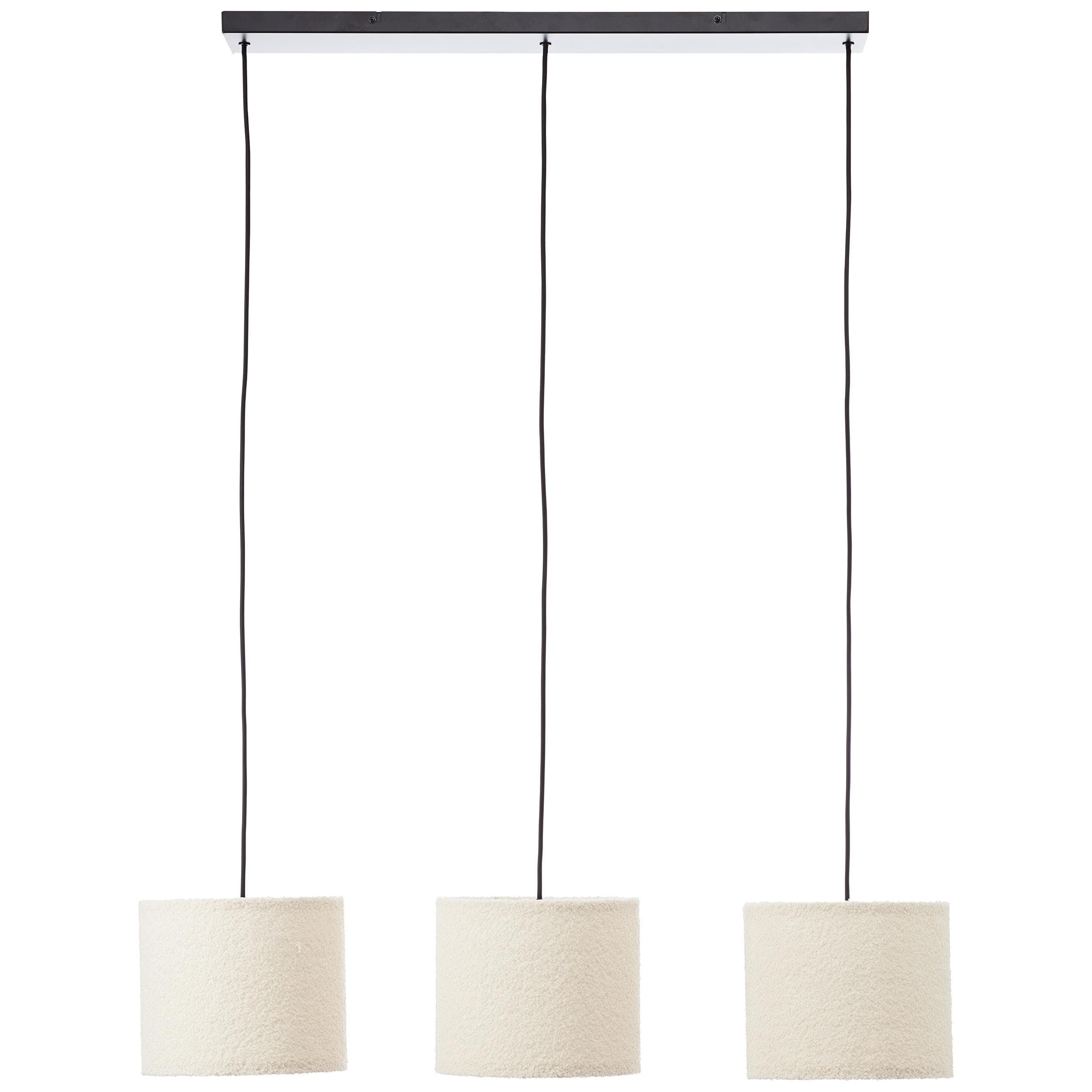 Brilliant Pendelleuchte Teddy Beige 3-flammig E27