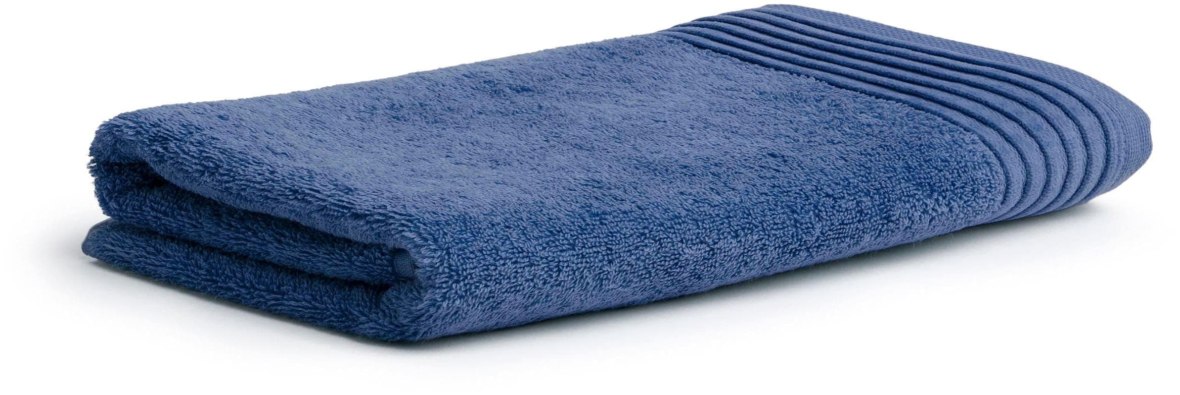MÖVE Badetuch Loft China Blau Walkfrottier 100% Baumwolle