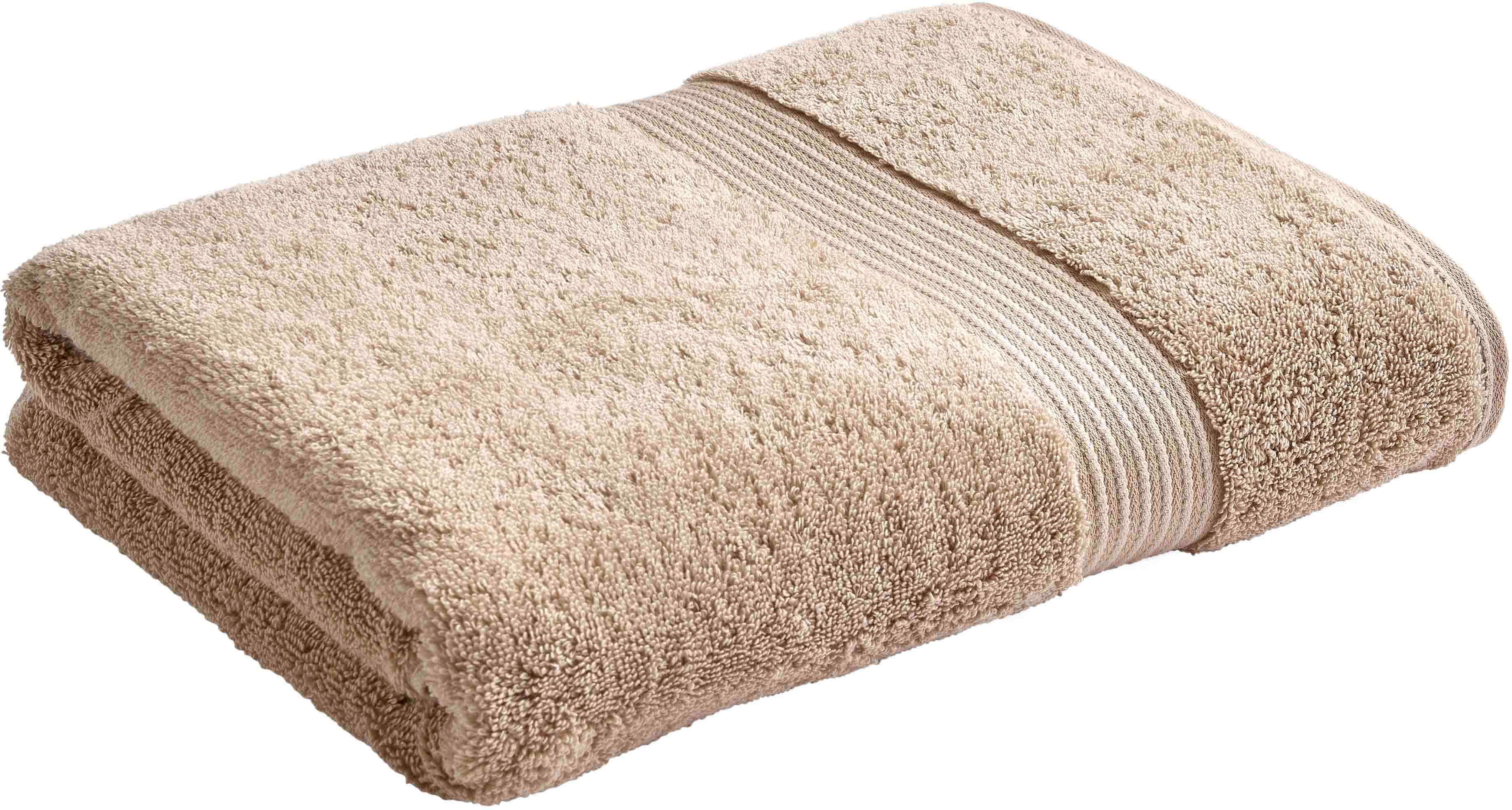 CHRISTY SUPREME Duschtücher Grau 2er Set Premium Baumwolle