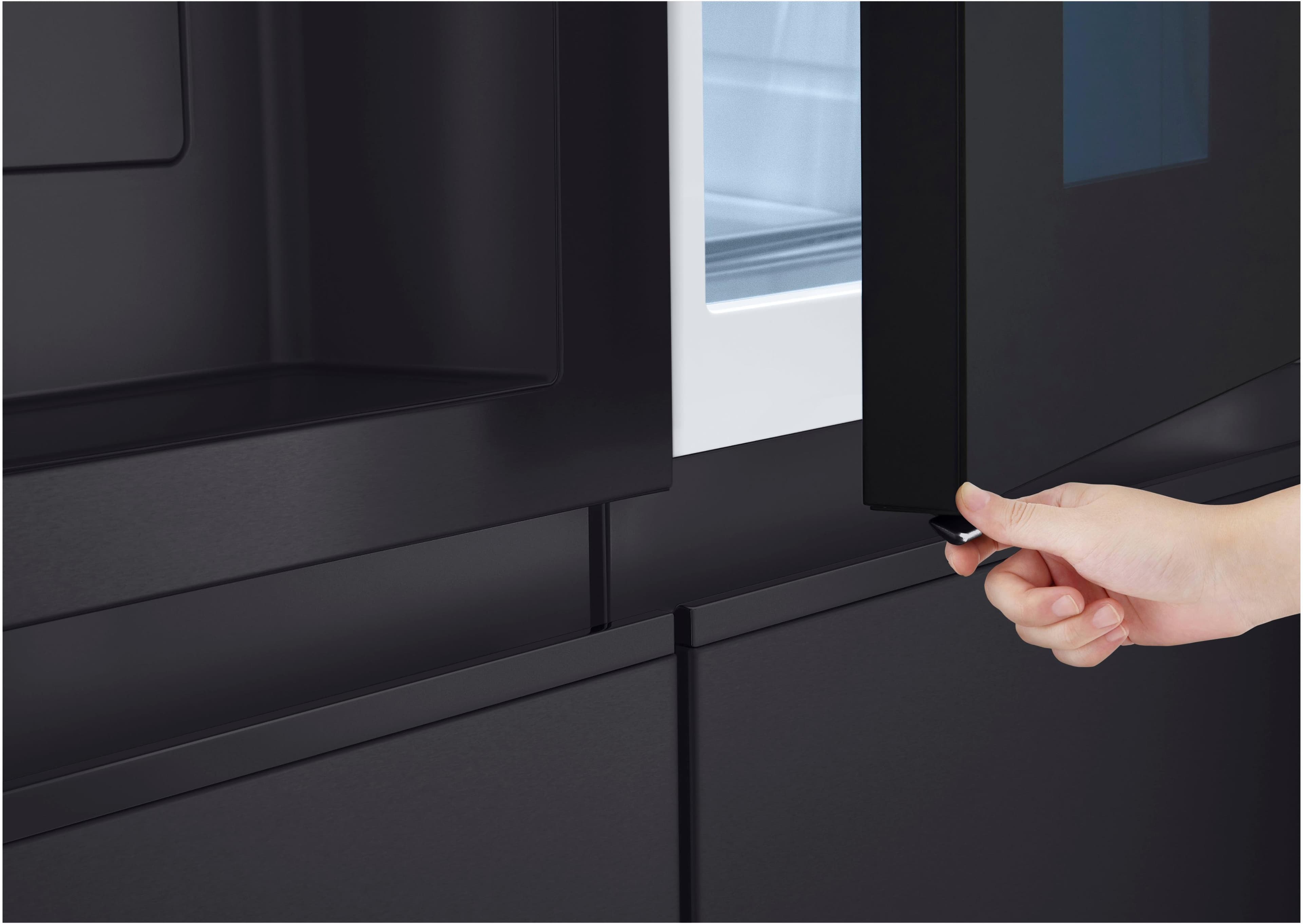 LG Side-by-Side GSXE90 Kühlschrank Essence Matte Black