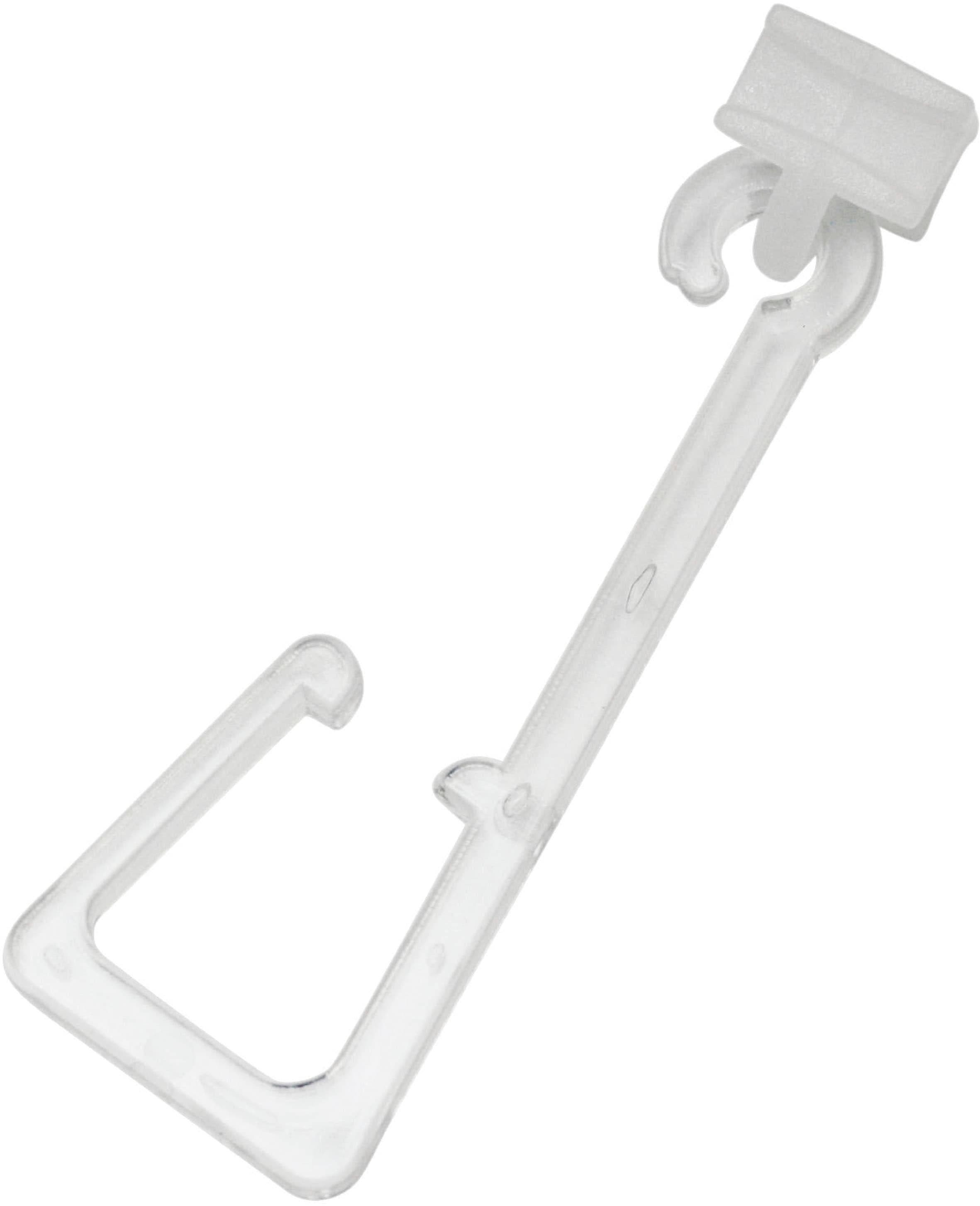 SCHÖNER WOHNEN LAMINAT Gardinenhaken für Stoffösen mit Gleiter - Transparent