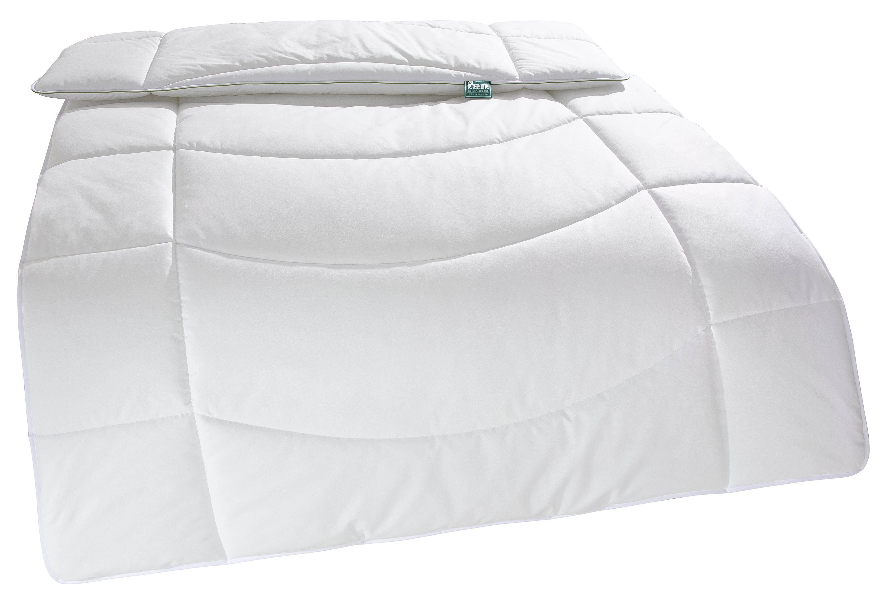 f.a.n. Made in Green "Chiemsee" Kunstfaserbettdecke: Nachhaltig & Atmungsaktiv