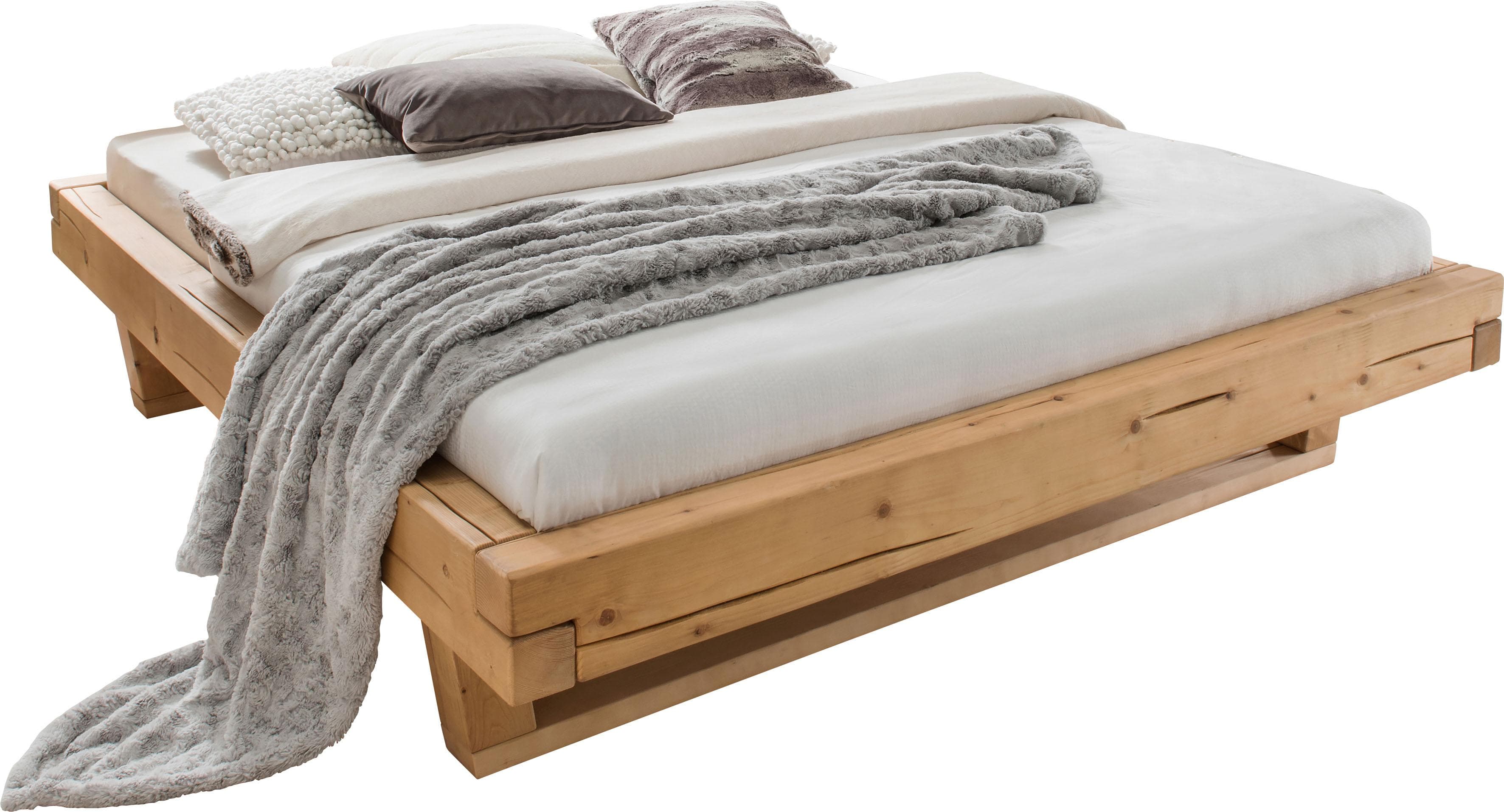 HOME AFFAIRE Massivholzbett Ultima FSC-zertifiziert Geölt Beige