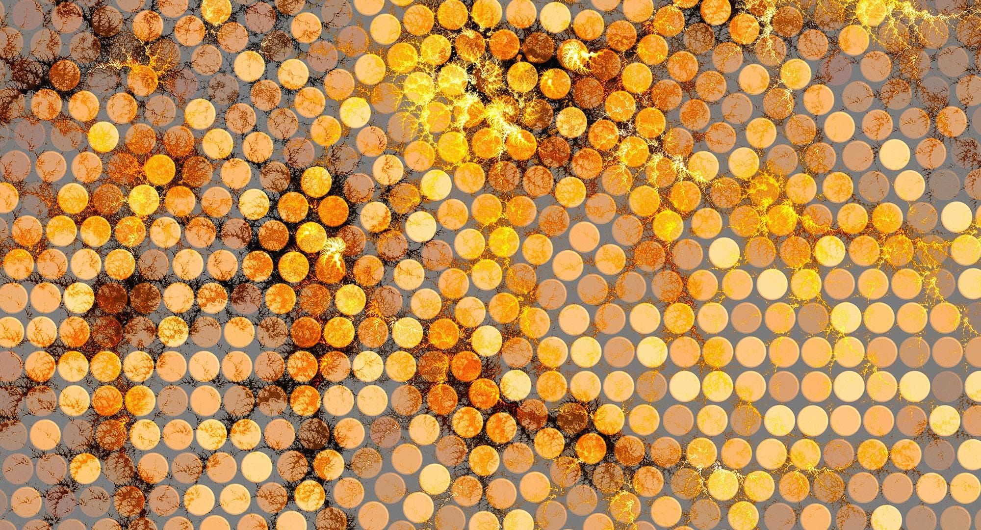 ARCHITECTS PAPER Fototapete Atelier 47 Lavillia Orange 3D-Optik Vlies