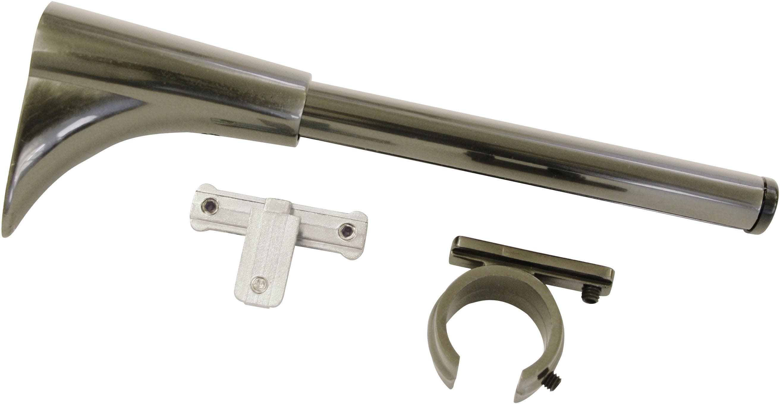 Gardinia Universal Wandträger Chicago 20mm - titansilberfarben