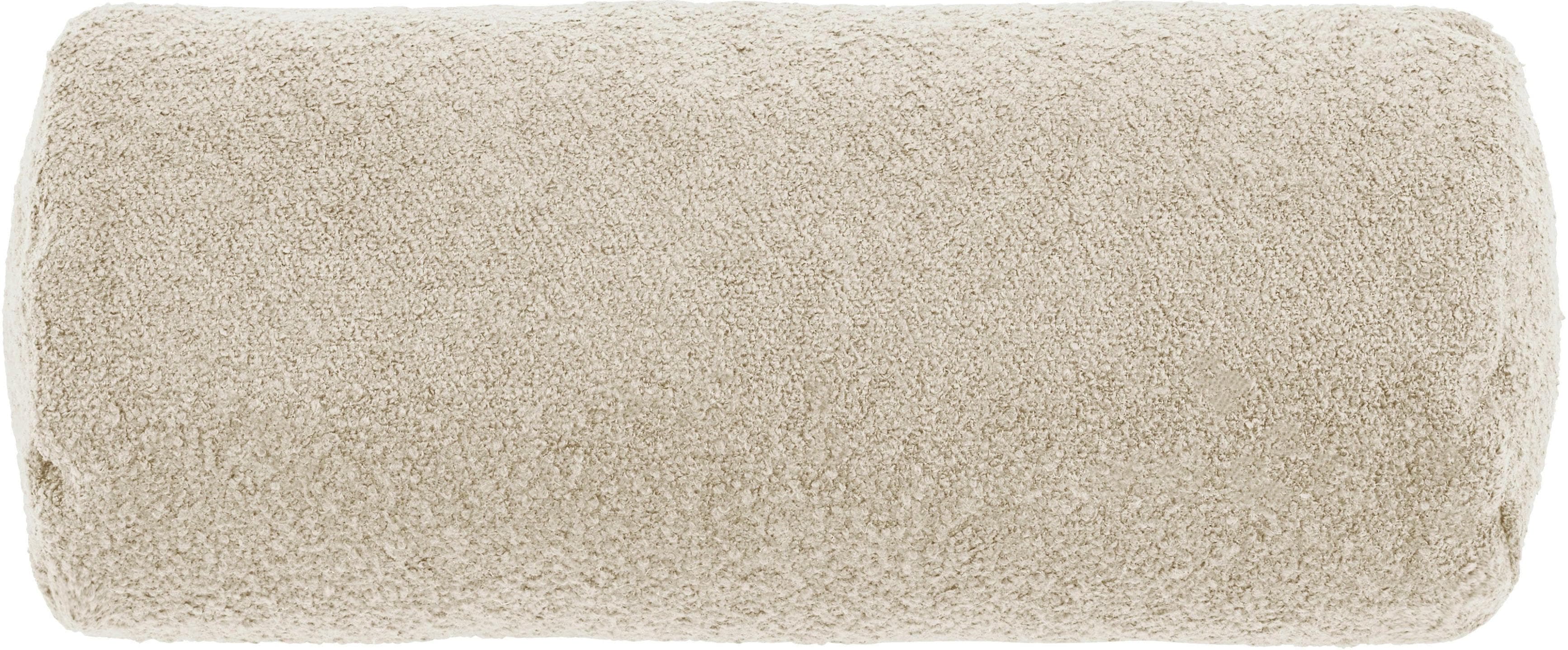 done.® Nackenrolle Touch: Bouclé-Stoff mit Reißverschluss für weiches Wohngefühl