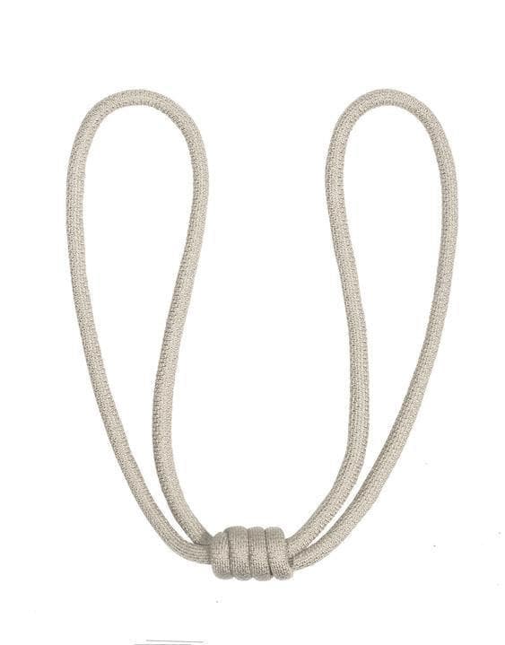 GERSTER Raffhalter Salomea Grau Beige Viskosemischung