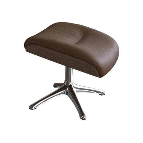 FLEXLUX Fußhocker Clement 100% Echteder Braun Modern