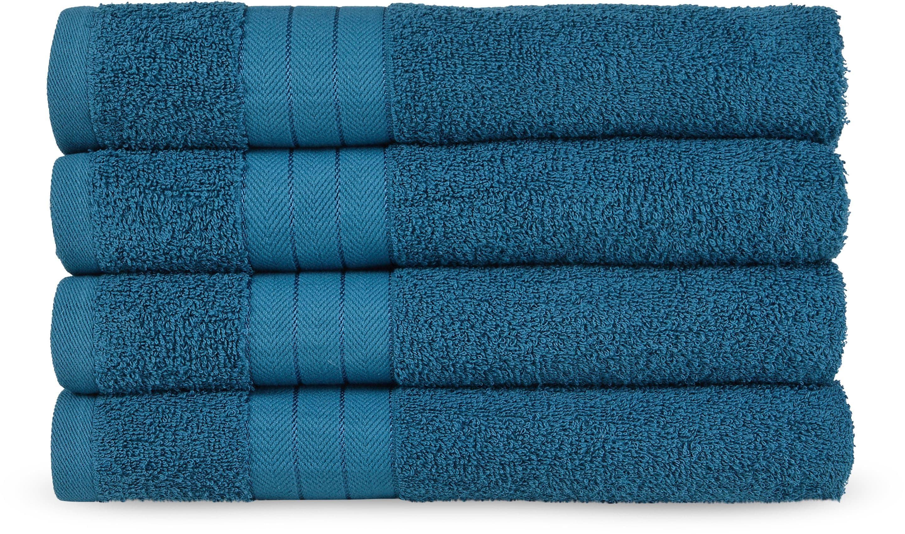 Good Morning Frottierhandtücher 4er Pack - Baumwolle, Schwarz