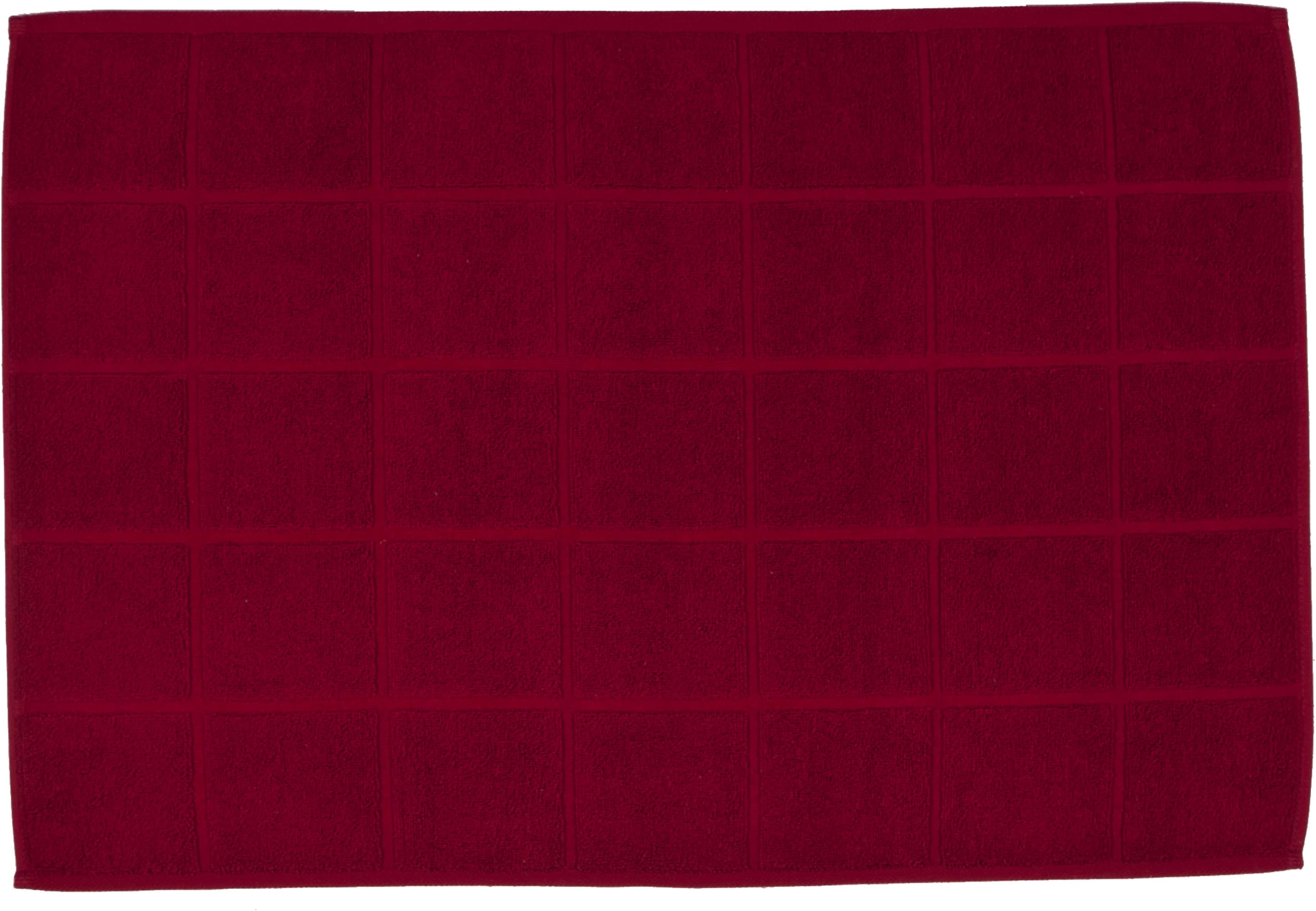 Ross Hotelmatte Unifond: Baumwolle Badvorleger, Fußbodenheizungsgeeignet