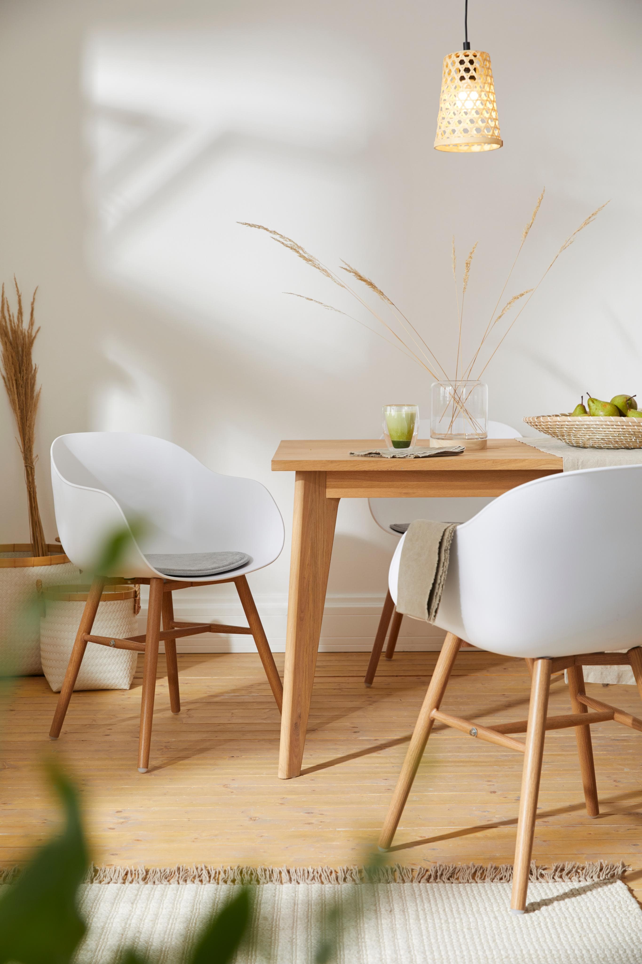 GUTMANN FACTORY Aufbewahrungskorb Set Borgholm Beige Bambus