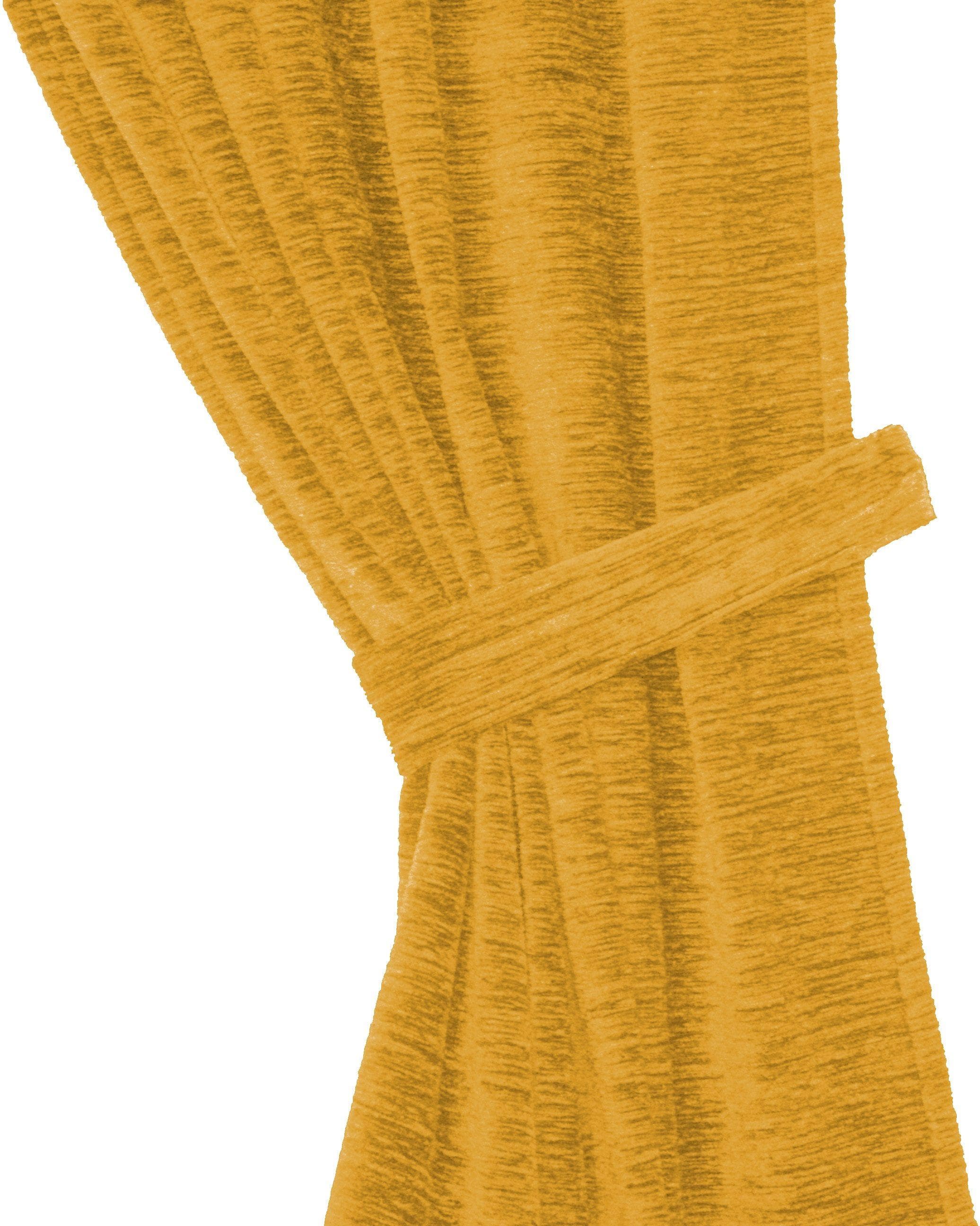 WIRTH Raffhalter Thermo-Chenille 2er Set Gold Altgoldfarben