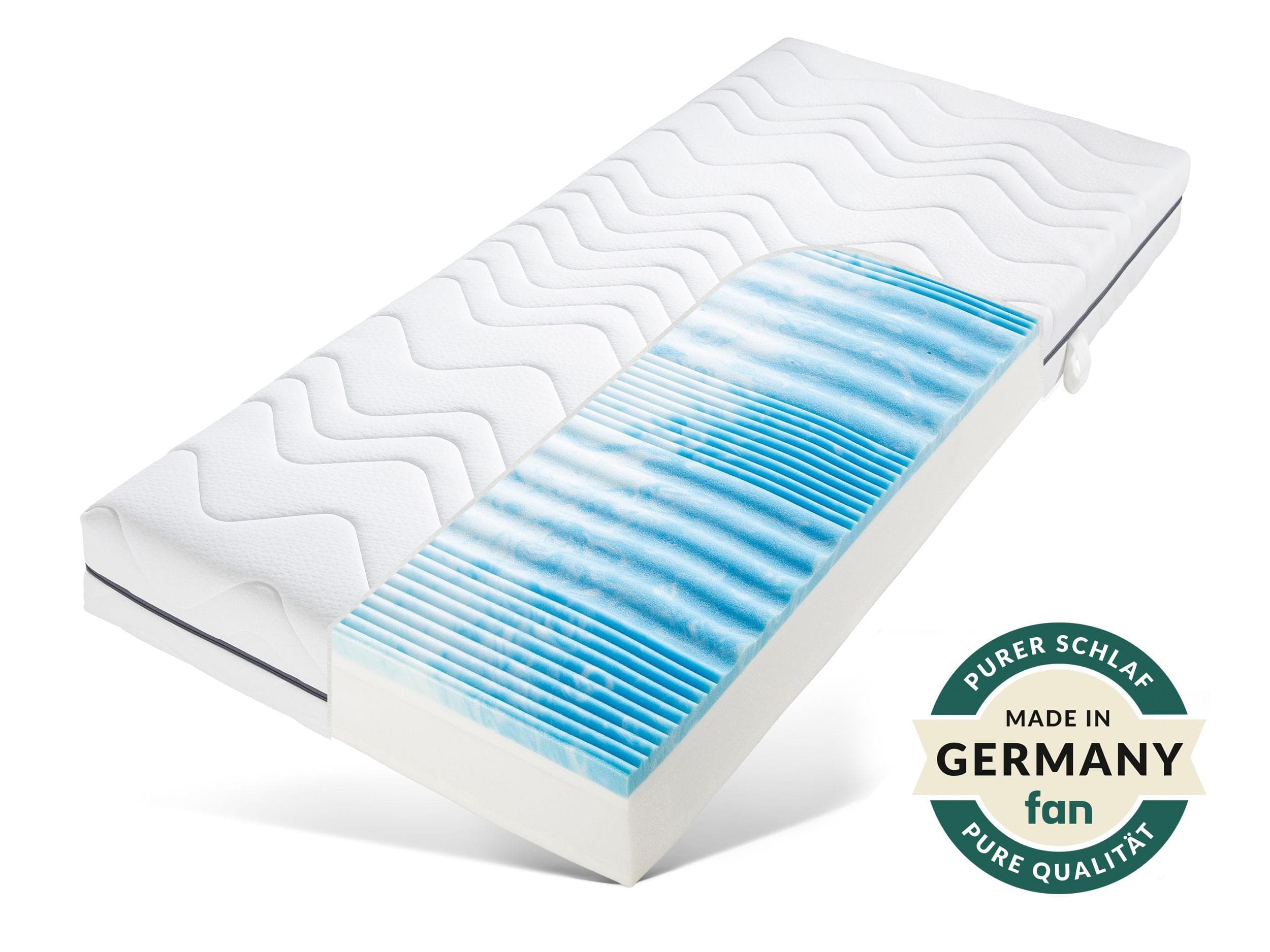 Taschenfederkernmatratze Tulani von fan: Hochwertige 7-Zonen-Matratze mit atmungsaktivem Bezug